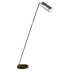 A MINIMAL RADICAL SPACE-AGE FLOOR LAMP by BALTENSWEILER, Swiss 1970