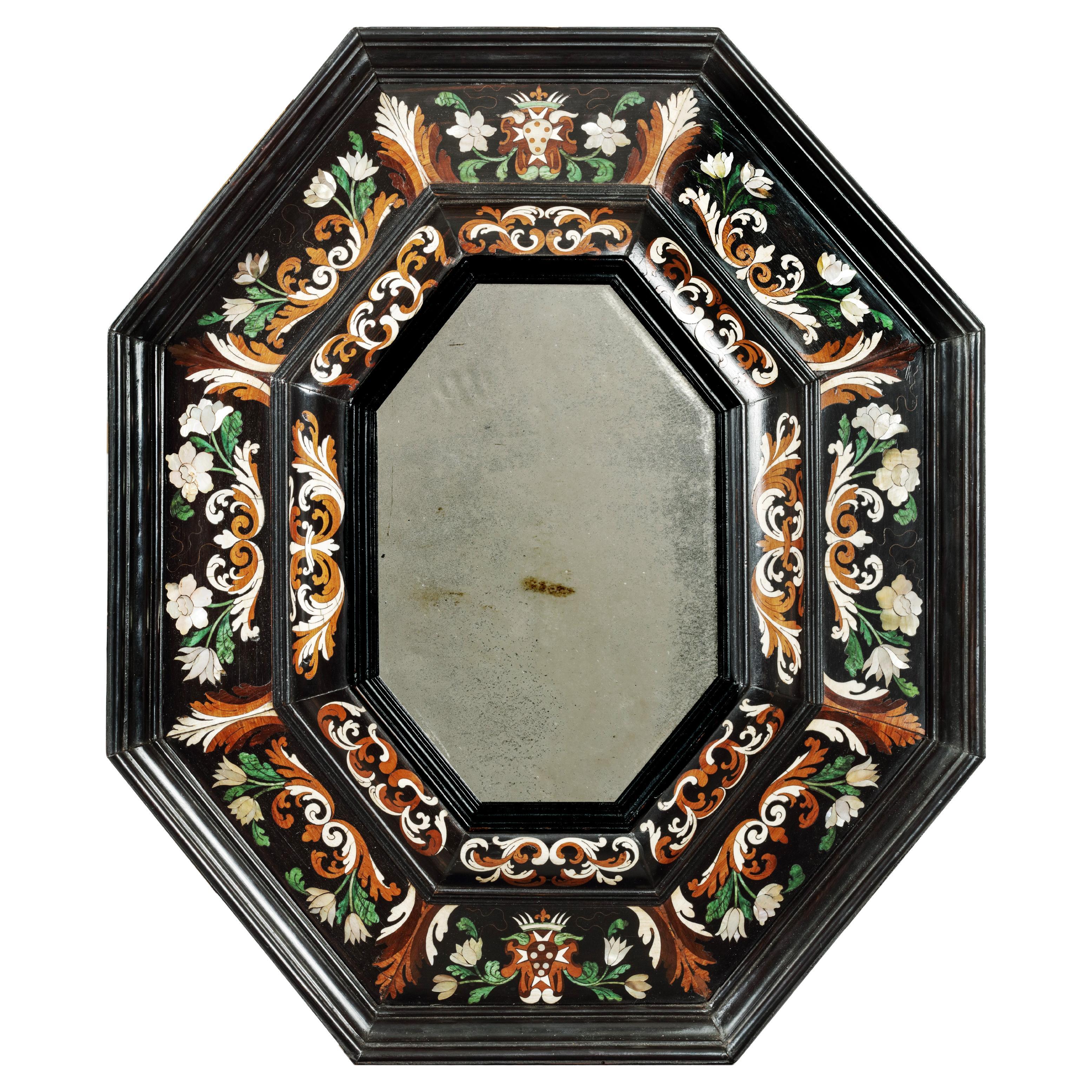 Ein Spiegel mit dem Wappen der Medici von Leonardo van der Vinne (1659-1713) im Angebot