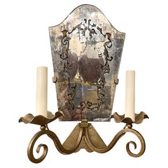 A Mirrored Sconce