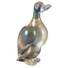 Mid-20th Century Seguso Iridescent Duck