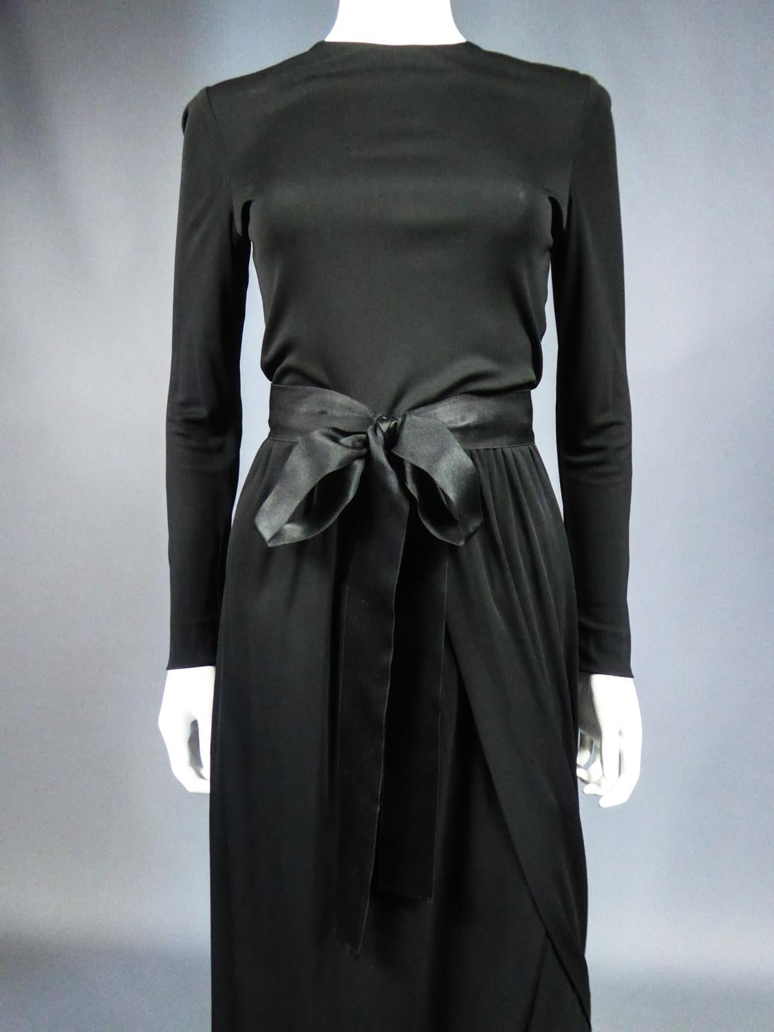 Circa 1968 - 1972
France

Elegant long evening dress signed 