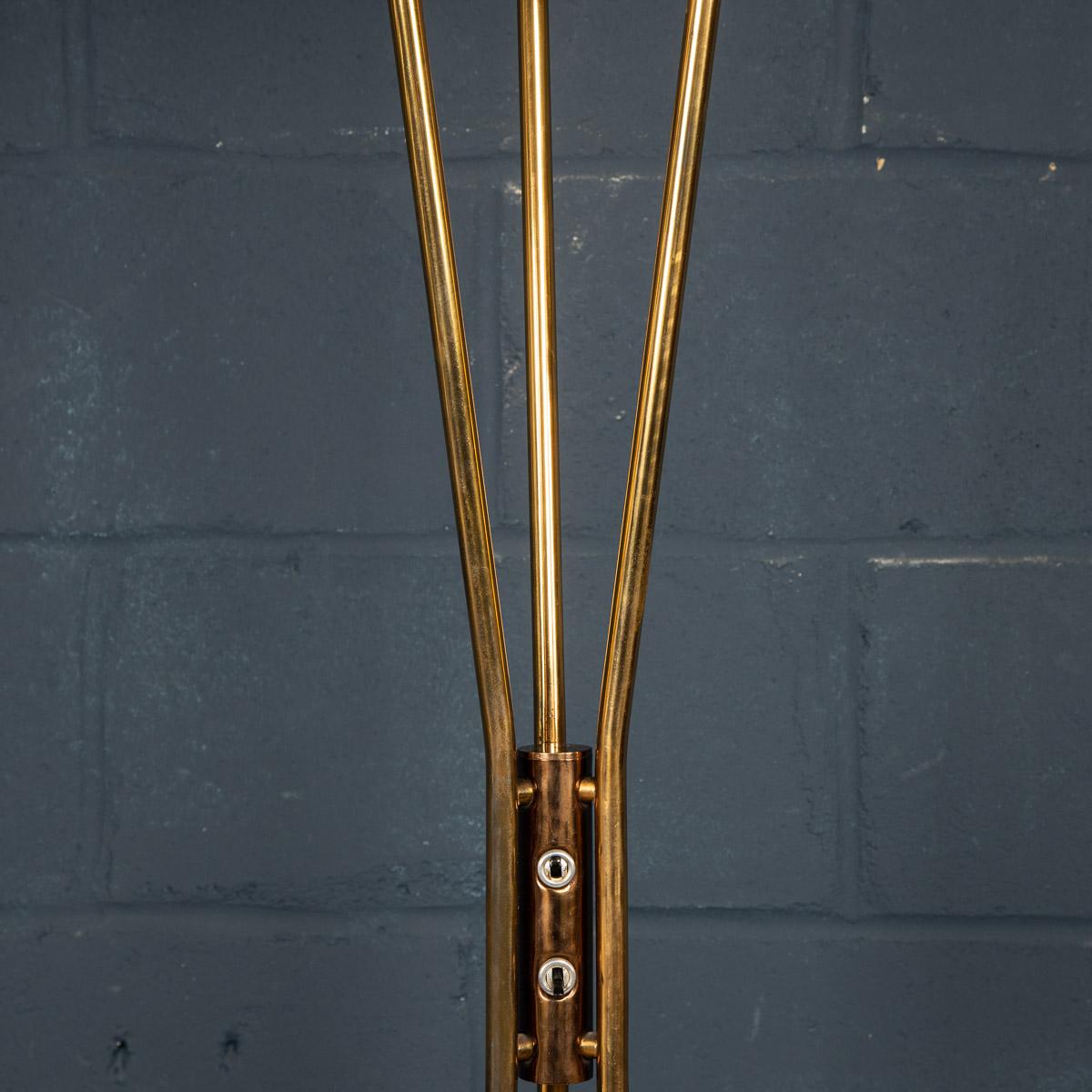 Brass A 'Model 4013' Floor Lamp By Gaetano Sciolari For Stilnovo, Italy, c.1960 For Sale