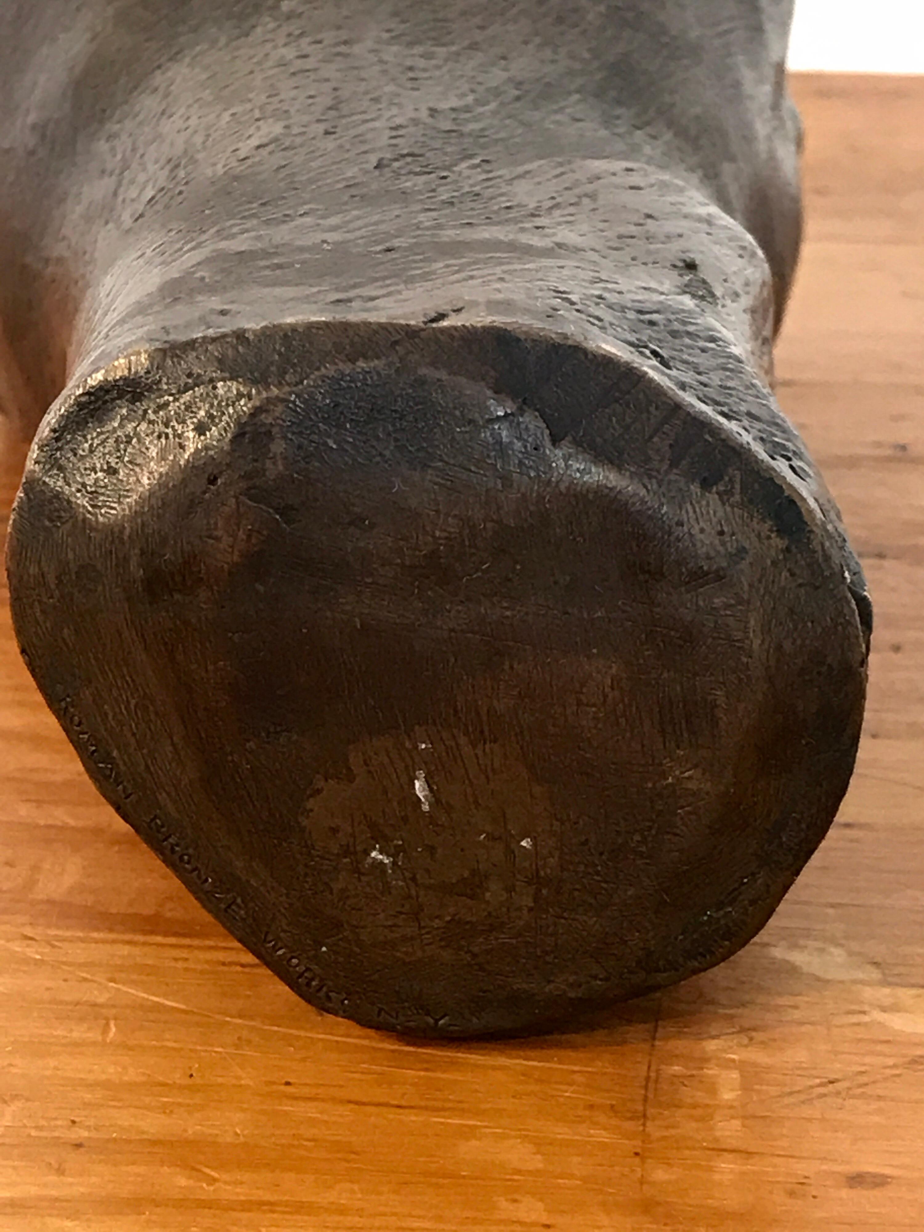 Model of a Human Fist in Bronze, by the Roman Bronze Works NY 3