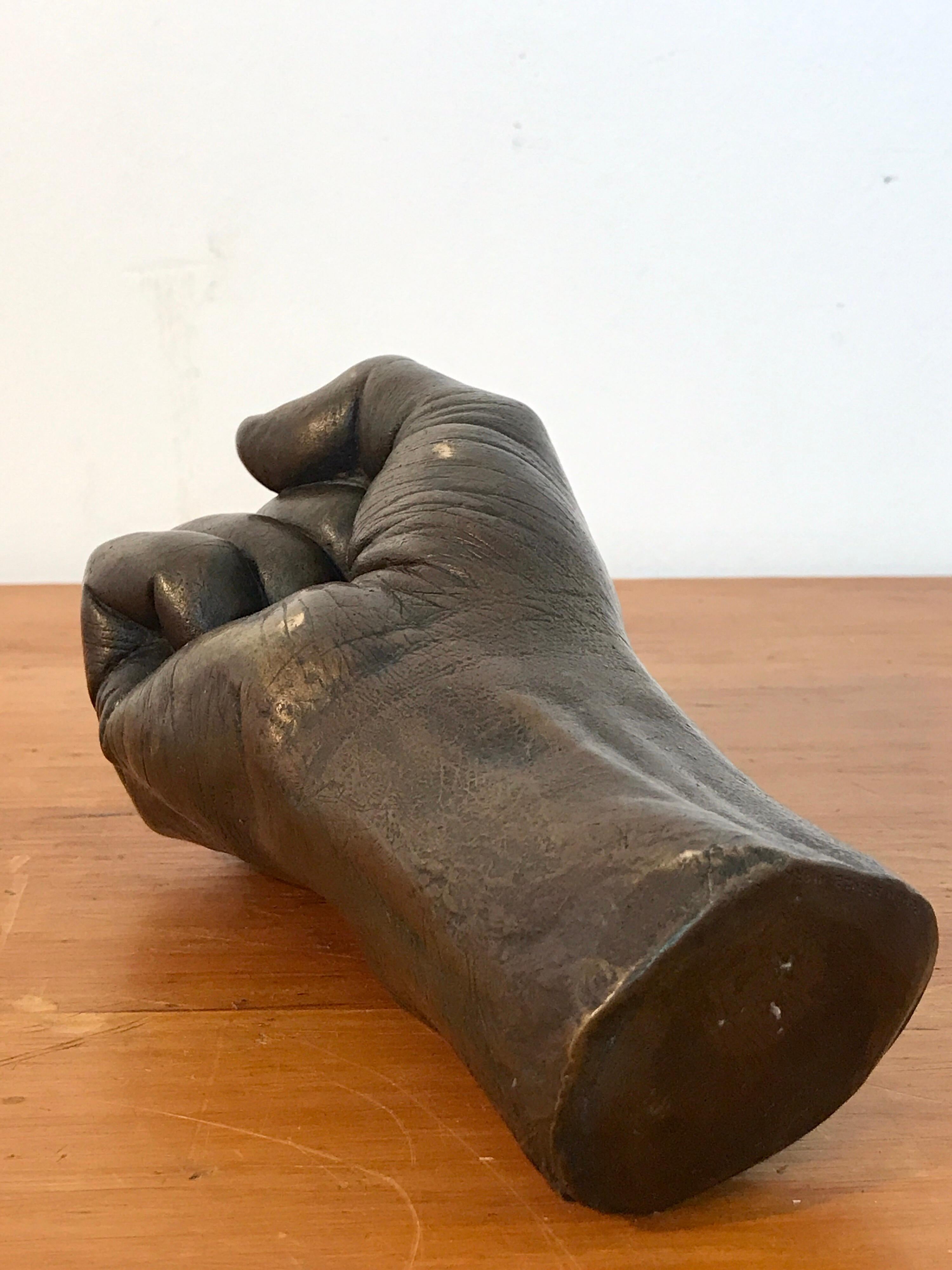 Model of a Human Fist in Bronze, by the Roman Bronze Works NY 5
