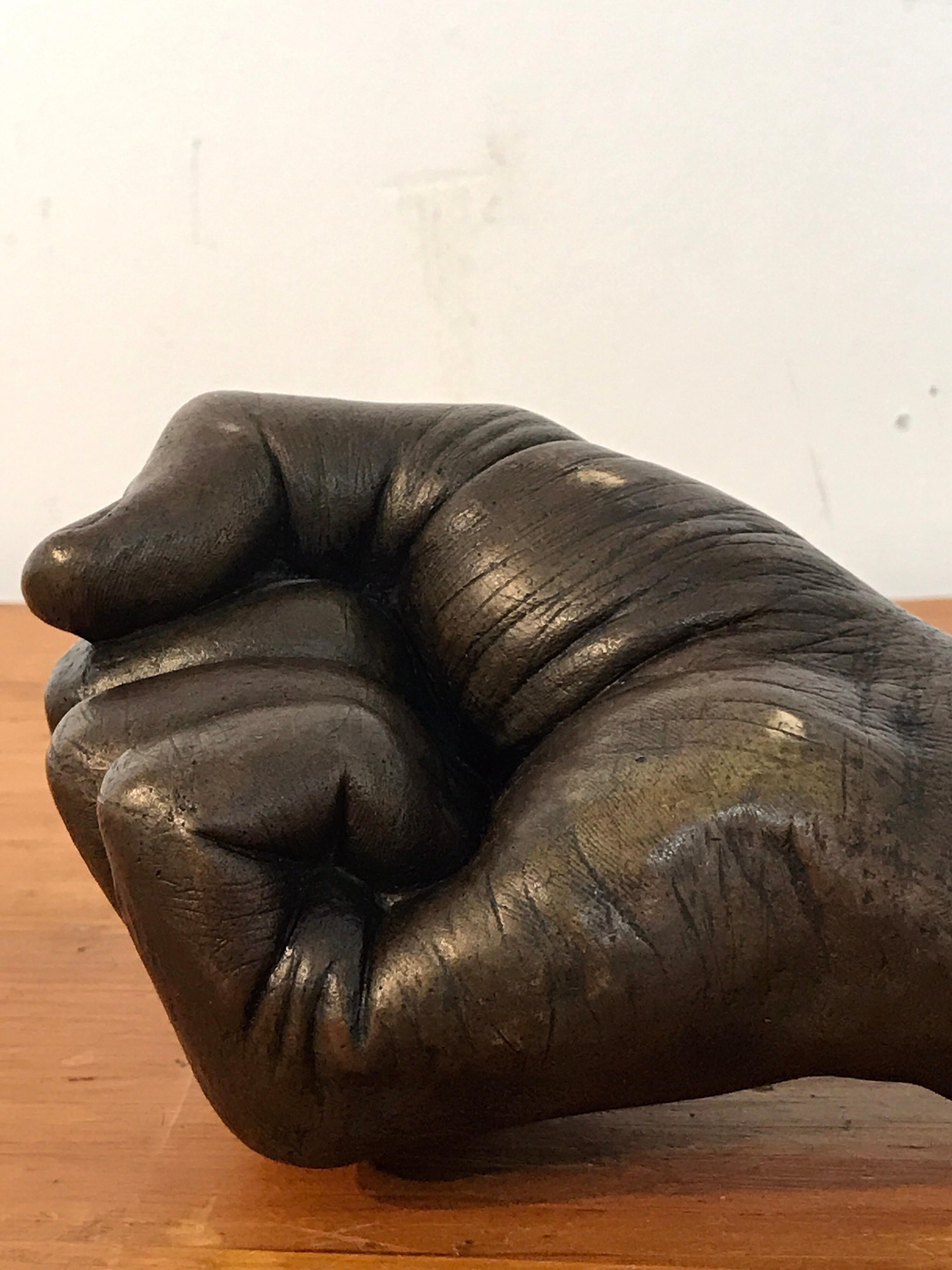 Model of a Human Fist in Bronze, by the Roman Bronze Works NY 6