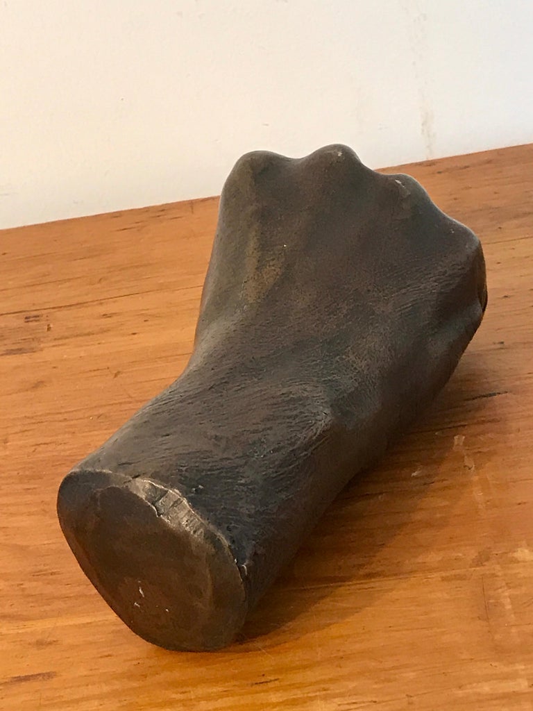 Model of a Human Fist in Bronze, by the Roman Bronze Works NY at