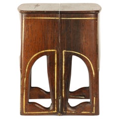 A model of a Nathan Thompson Jr patent folding life preserving seat, circa 1853