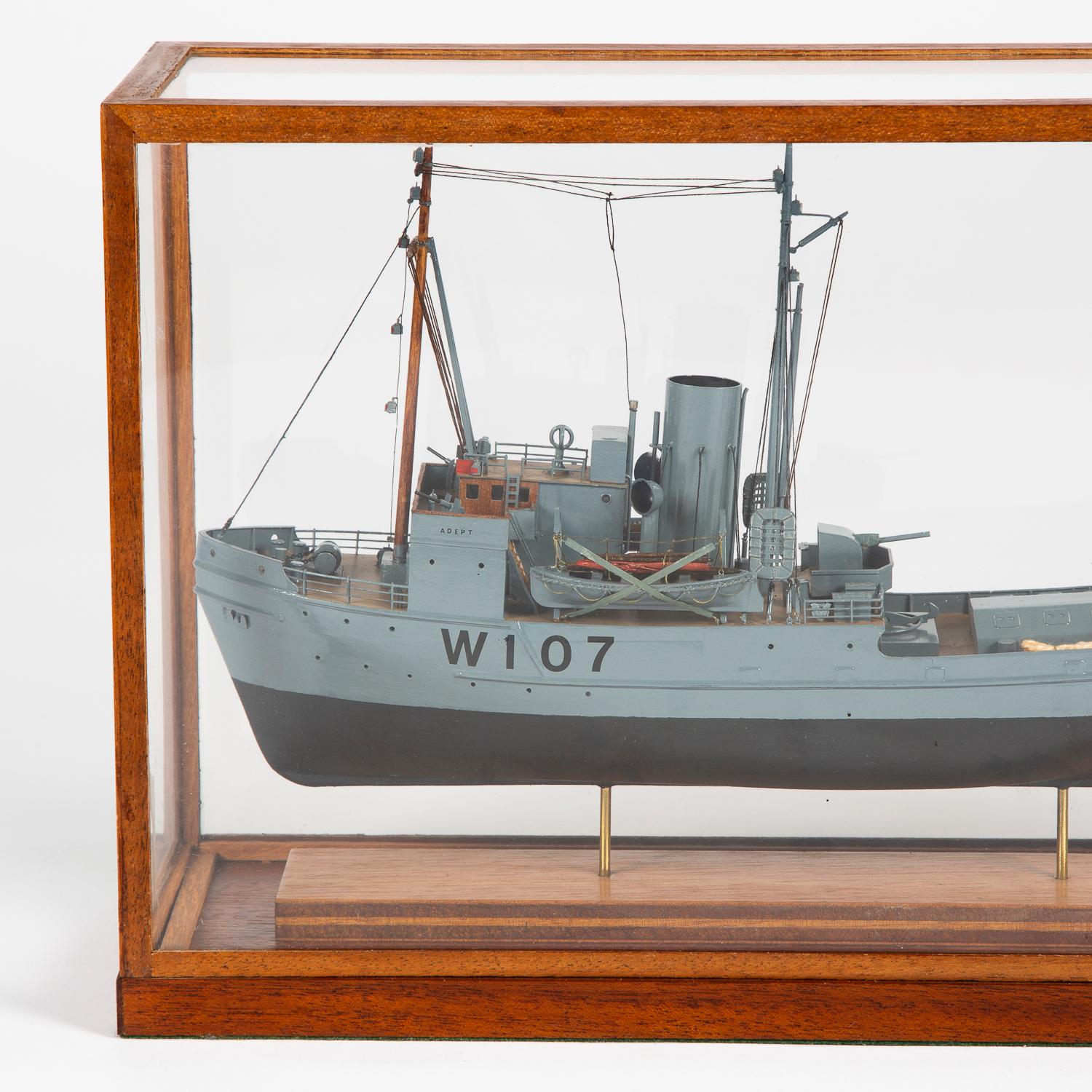 20th Century Model of a WWII Admiralty Rescue Tug