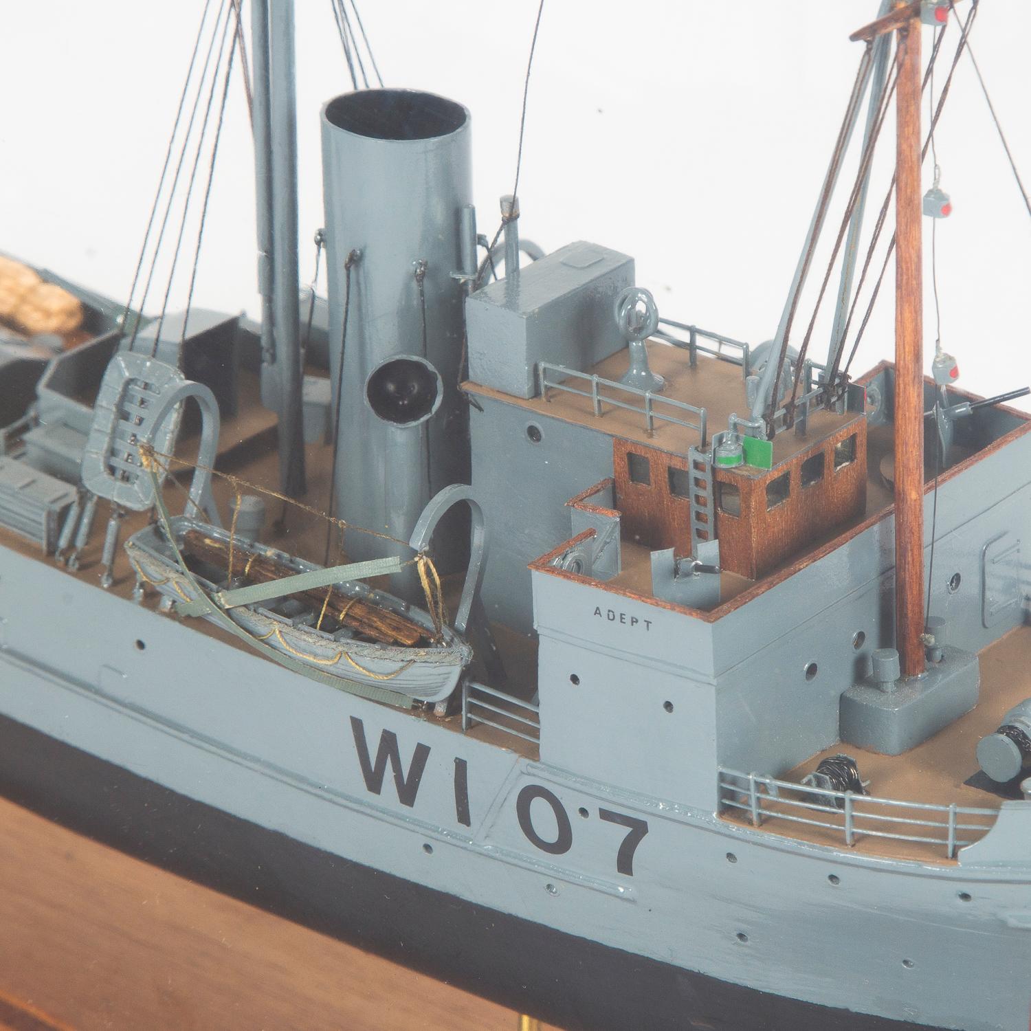 Model of a WWII Admiralty Rescue Tug 1