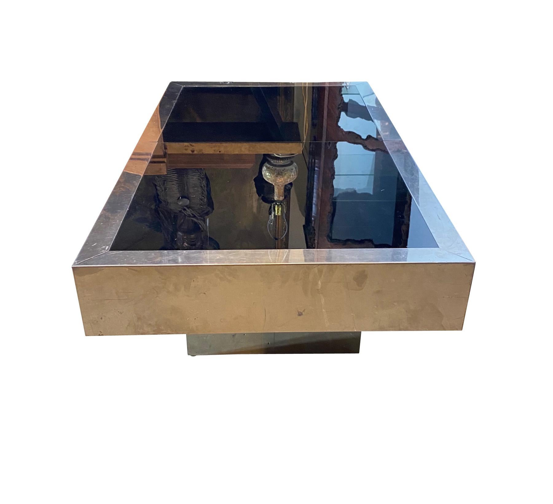 A Modern Coffee Table / Liquor Bar In Good Condition For Sale In Los Angeles, CA
