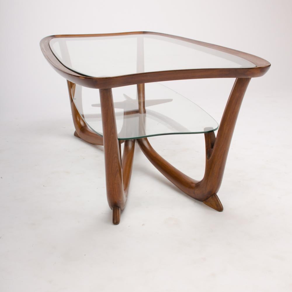 mahogany glass coffee table