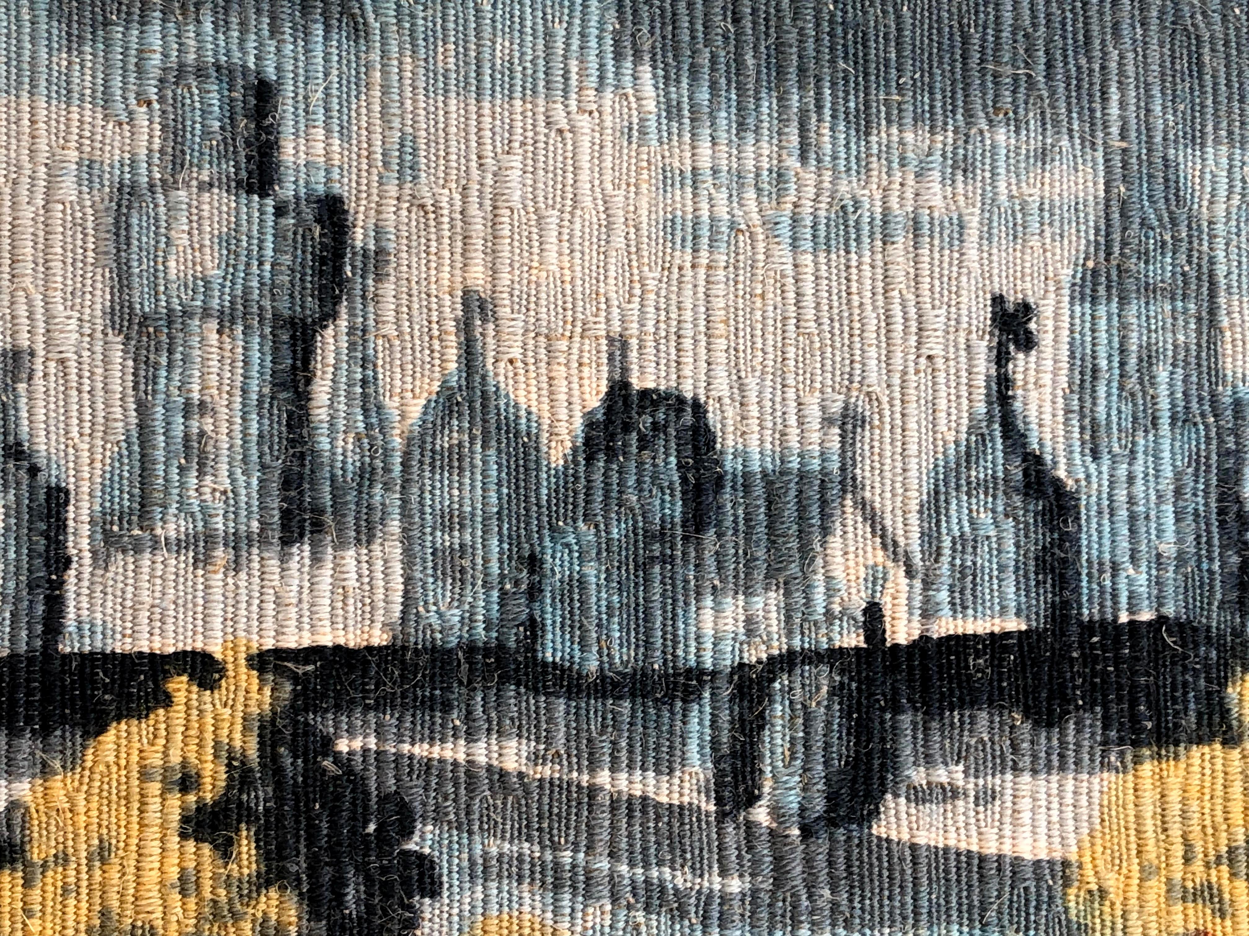 A MODERN & MIDDLE AGE AUBUSSON Tapestry by ROBERT FOUR, France 1950 8