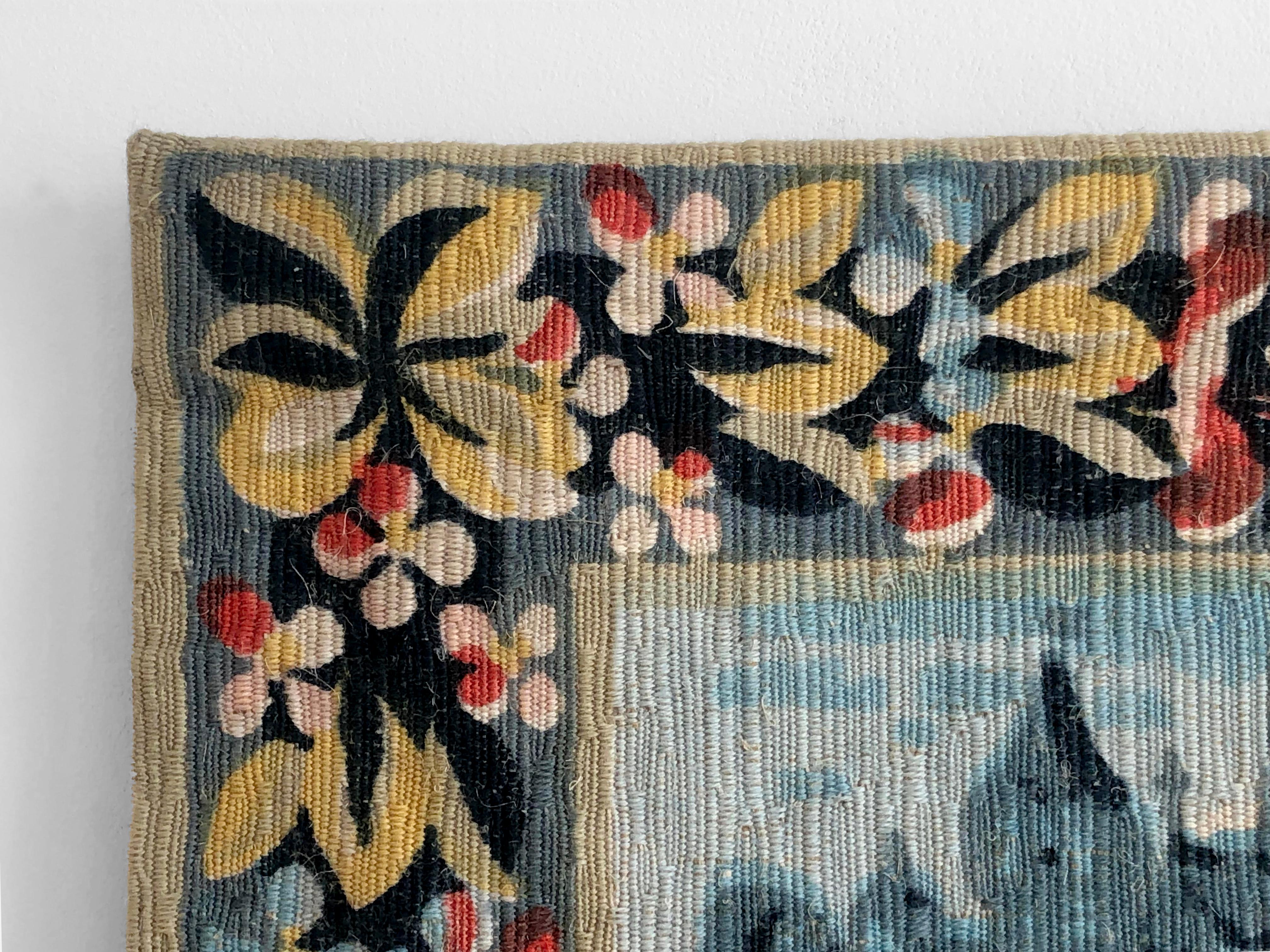 Aubusson A MODERN & MIDDLE AGE AUBUSSON Tapestry by ROBERT FOUR, France 1950
