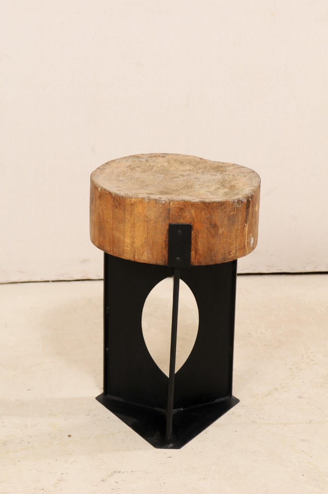 custom wooden side table