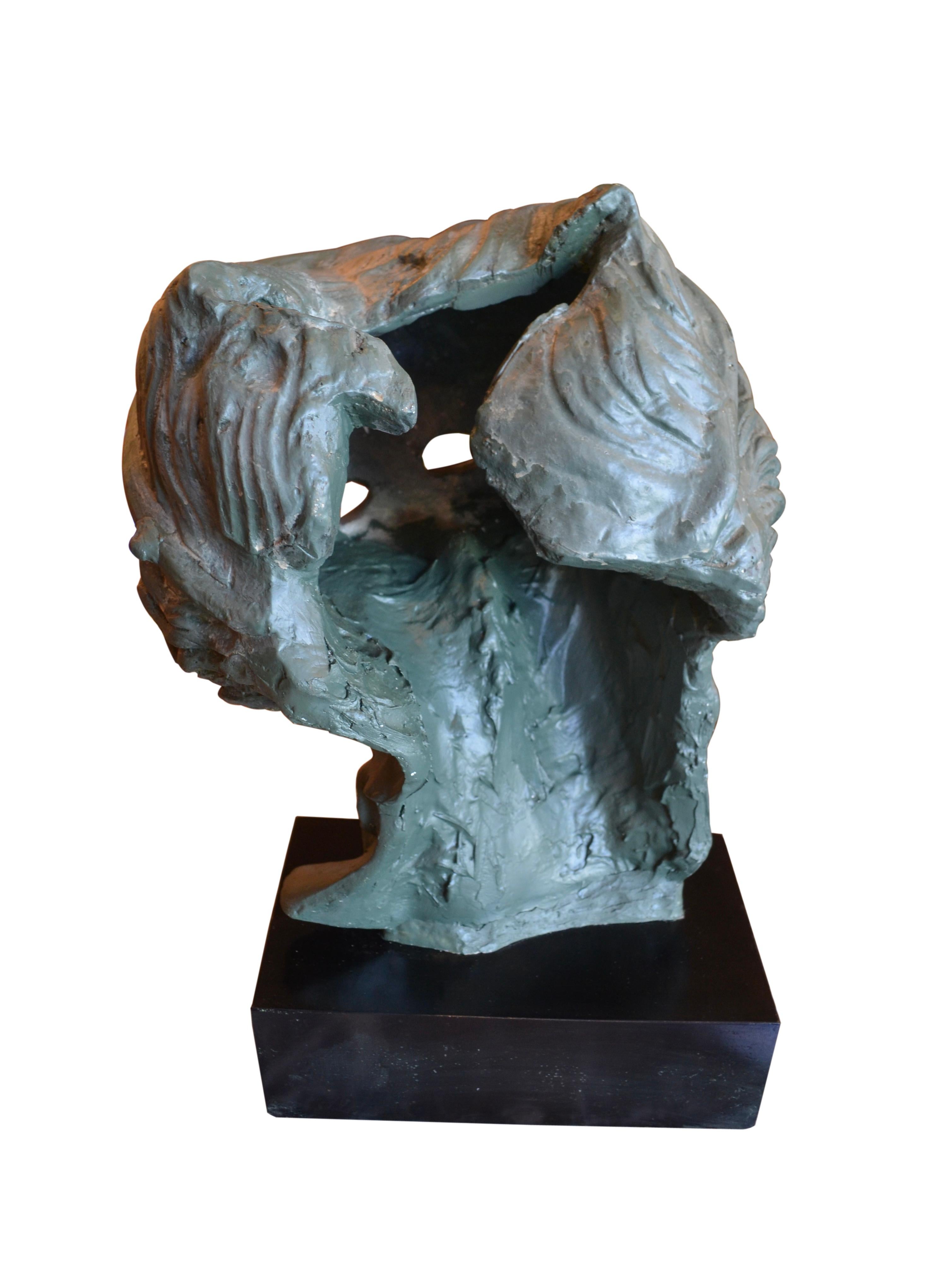 Italian A Modern Stylised  Bronzed Resin Bust of Venus For Sale