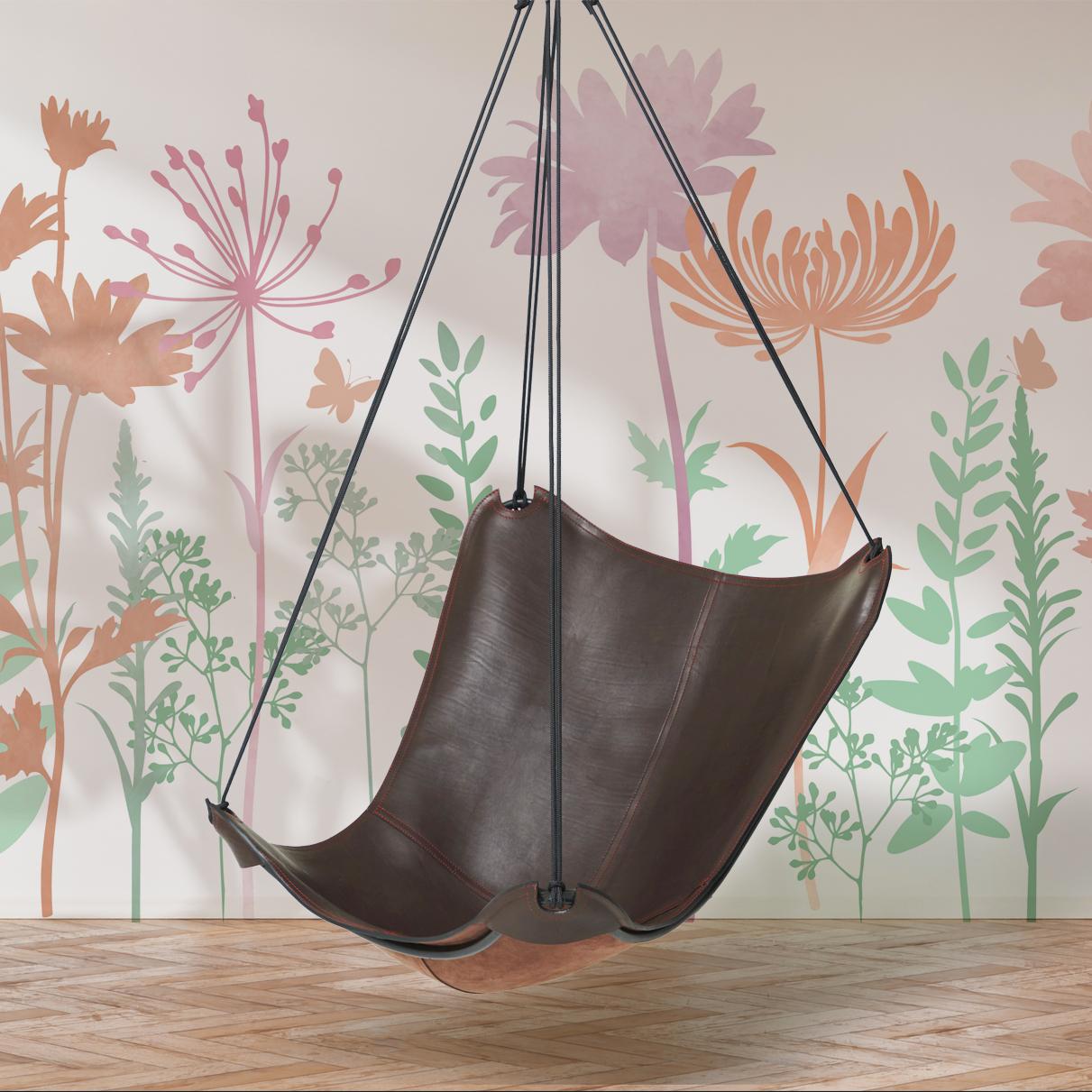 Contemporary Modern Take on the Butterfly Chair - Now Hanging Chair For Sale