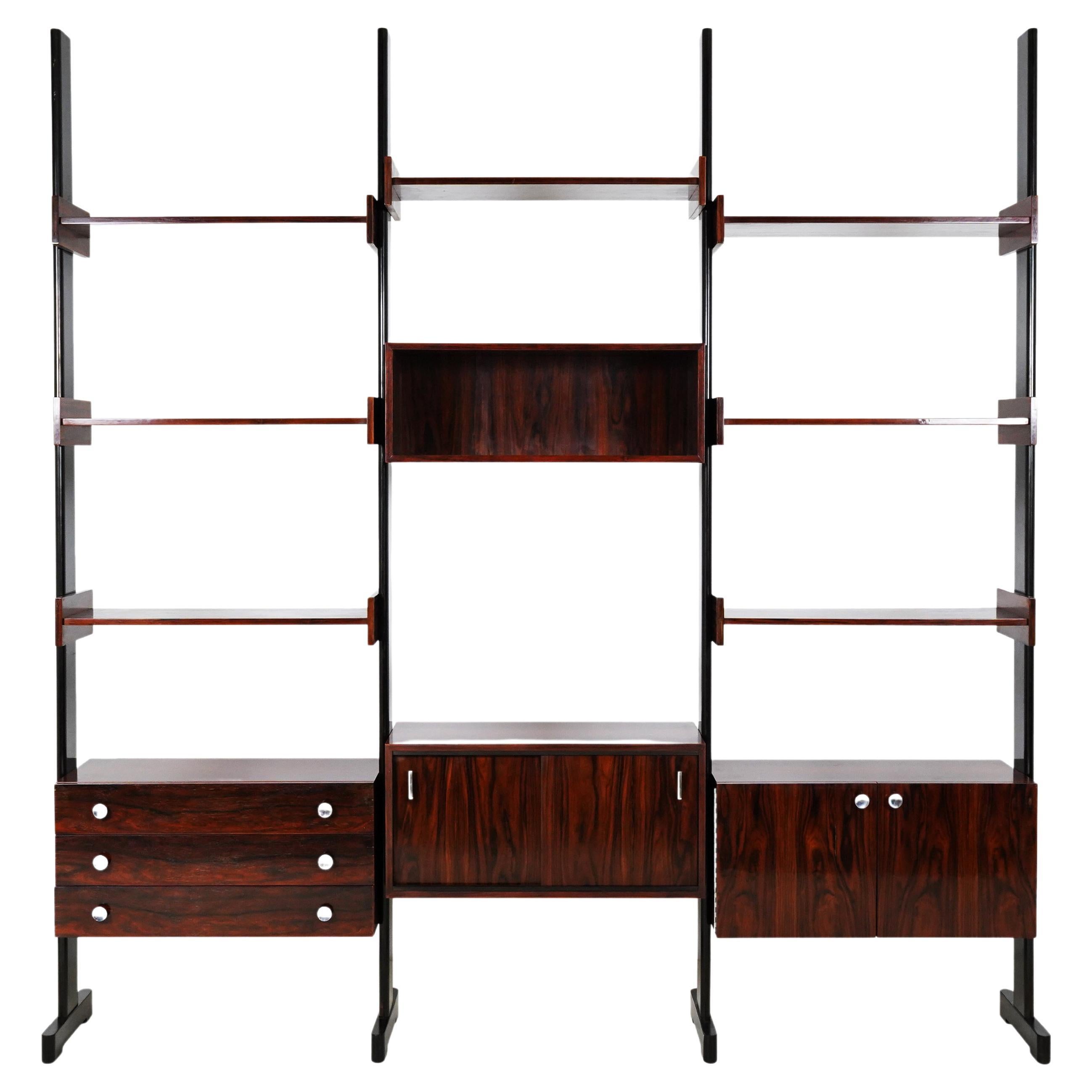 Modernist Bookshelf from Walnut Veneer For Sale