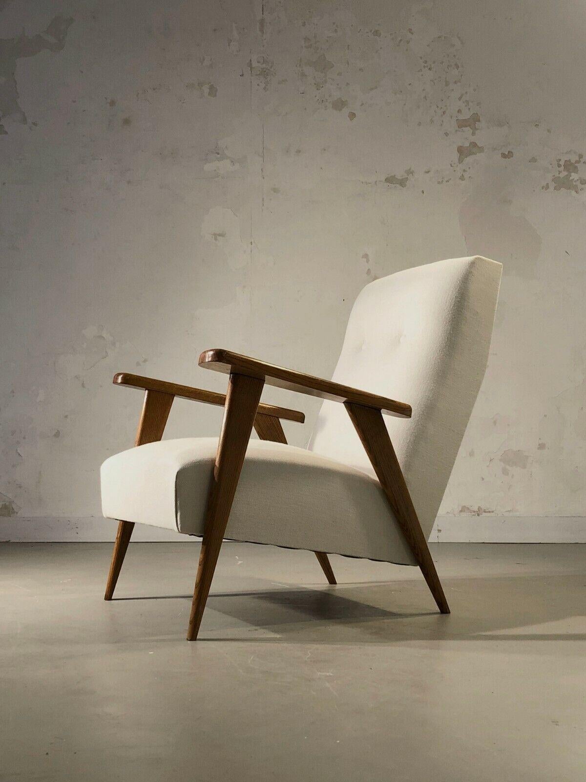 A MID-CENTURY-MODERN RECONSTRUCTION MODERNIST „Compas“ ARMCHAIR, Frankreich 1950 im Angebot 7