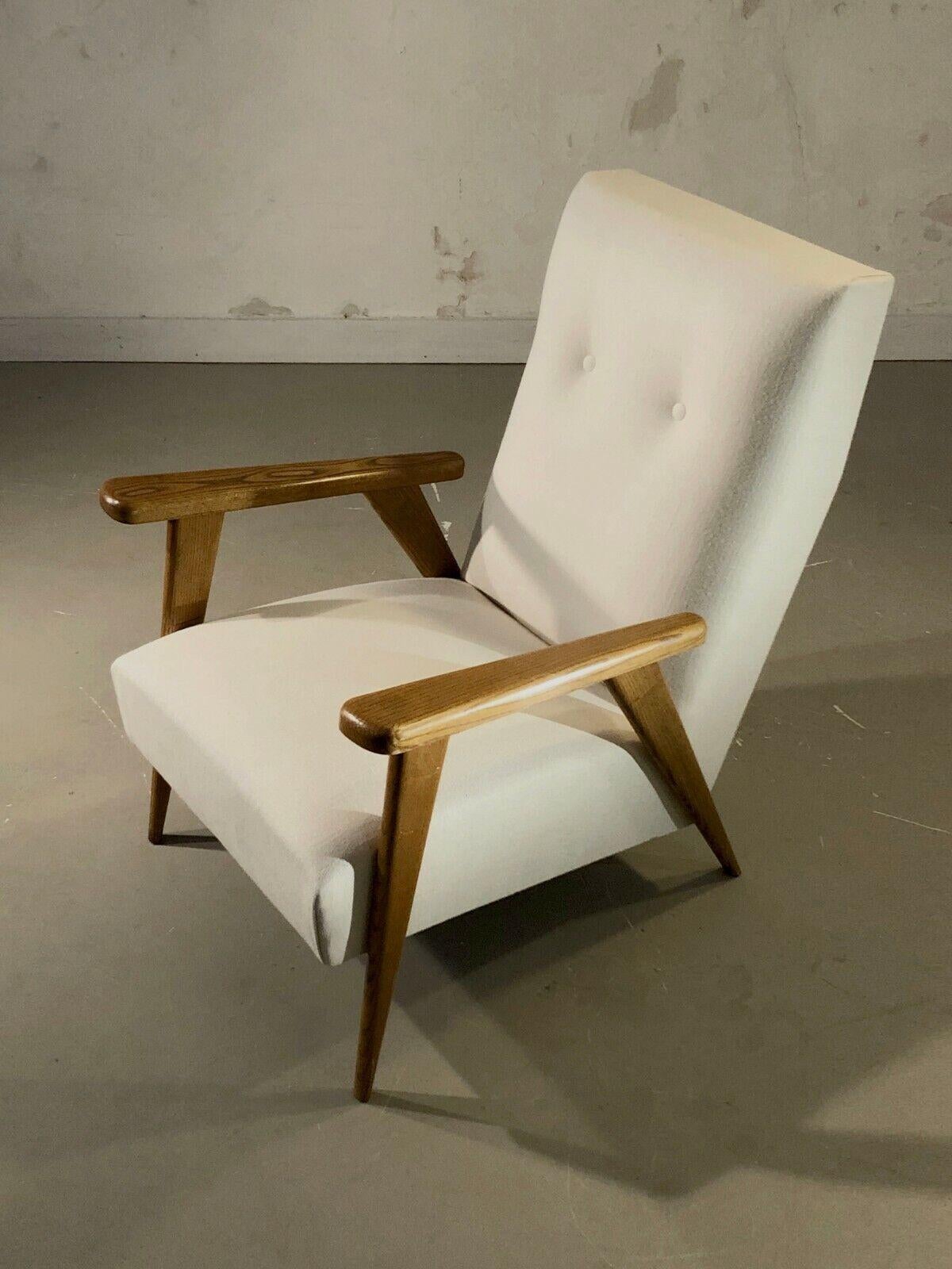 A MID-CENTURY-MODERN RECONSTRUCTION MODERNIST „Compas“ ARMCHAIR, Frankreich 1950 (Mitte des 20. Jahrhunderts) im Angebot