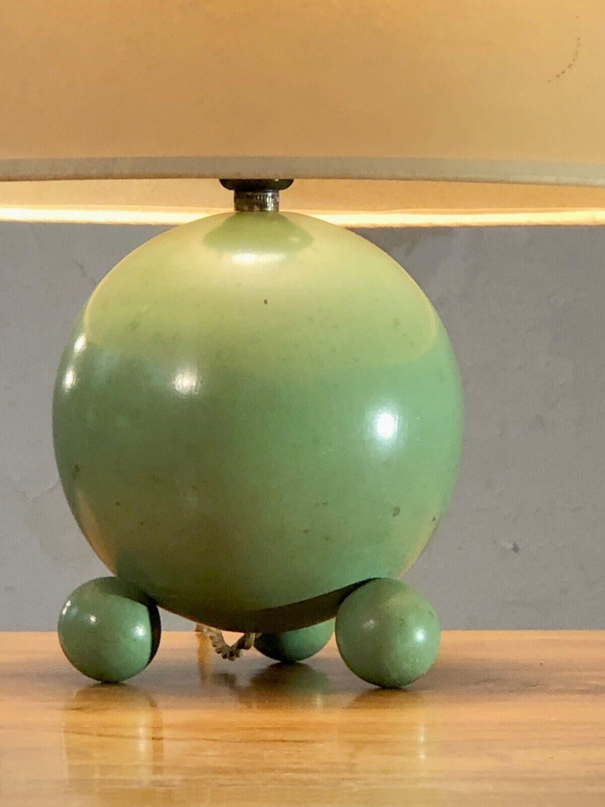 Modern An ART-DECO MODERNIST CUBIST BAUHAUS Tripod TABLE LAMP, France 1930 For Sale