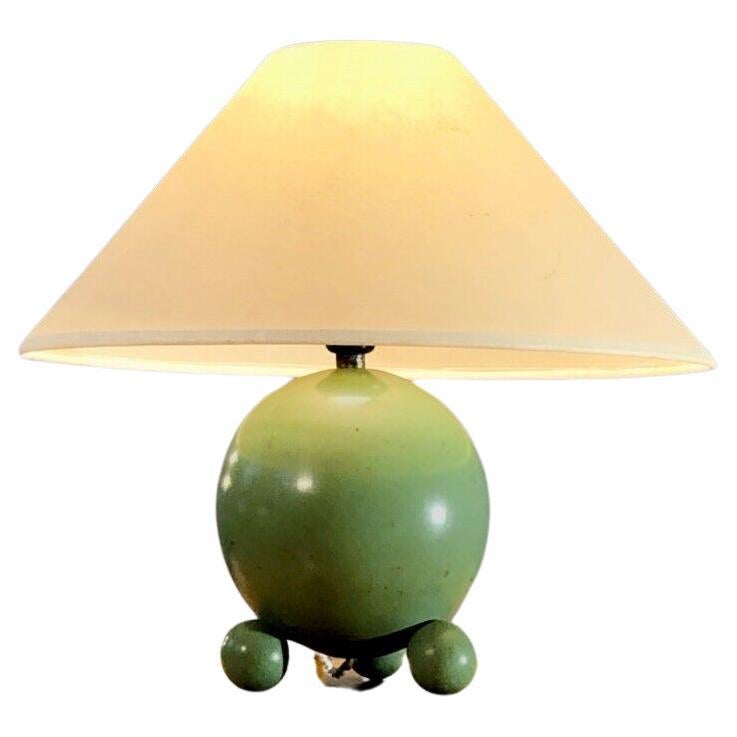 An ART-DECO MODERNIST CUBIST BAUHAUS Tripod TABLE LAMP, France 1930 For Sale