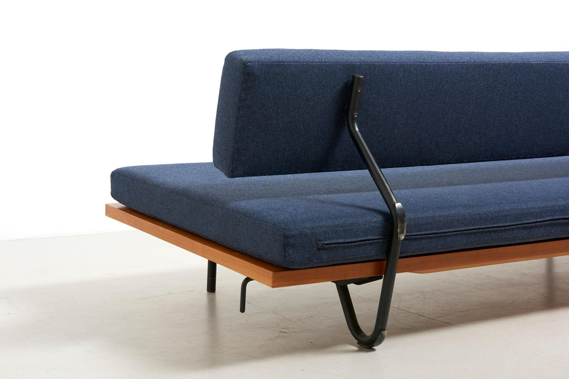 Modernistisches Daybed in Blau, 1960er Jahre 5