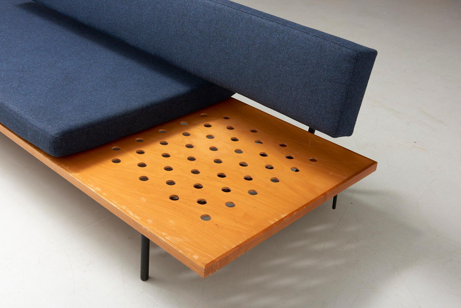 Modernistisches Daybed in Blau, 1960er Jahre 6