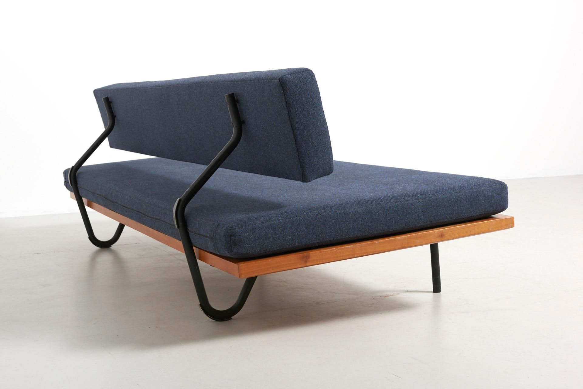 Modernistisches Daybed in Blau, 1960er Jahre (Asche)