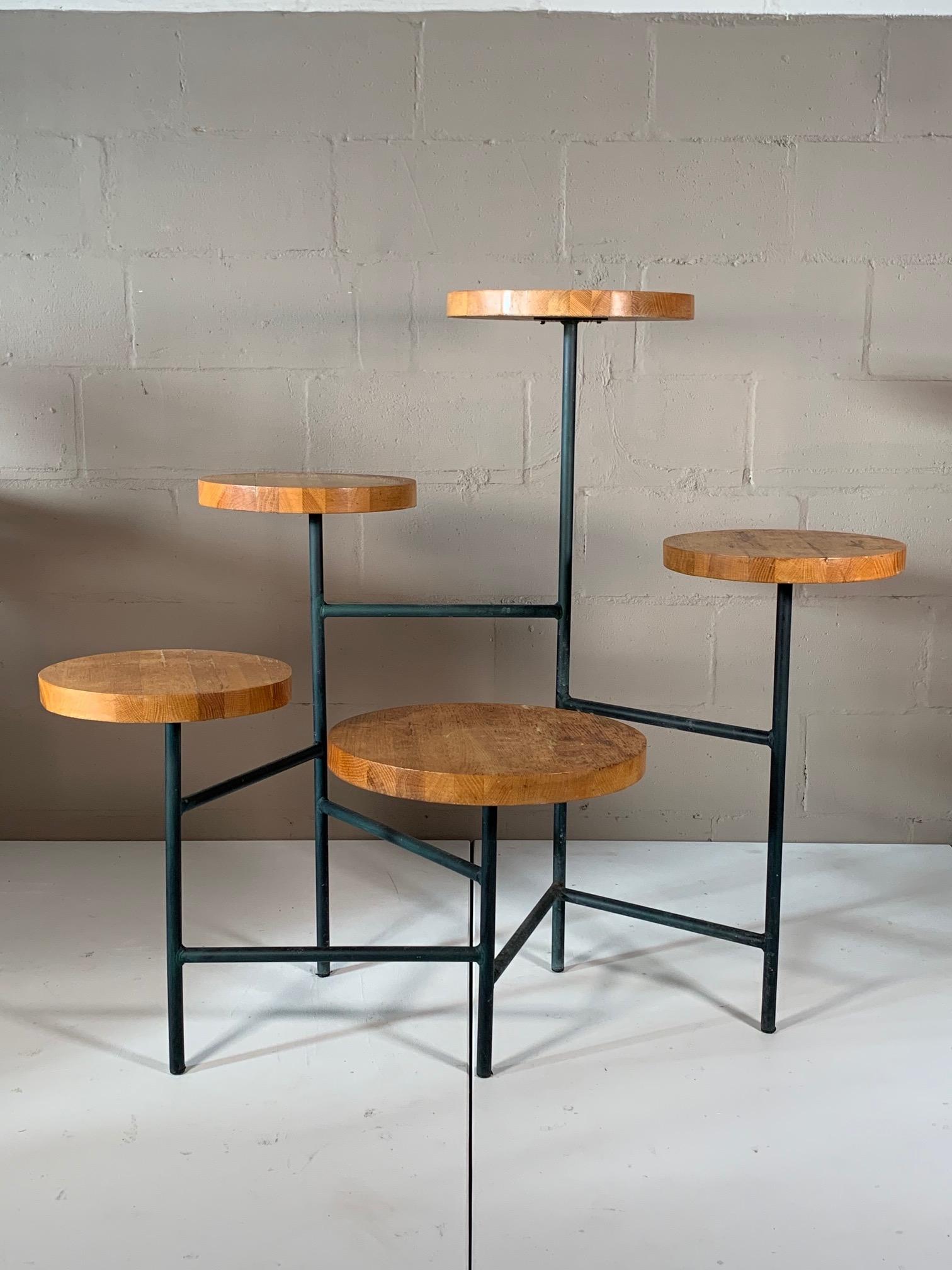 Mid-20th Century Modernist Plant Stand, circa 1950s