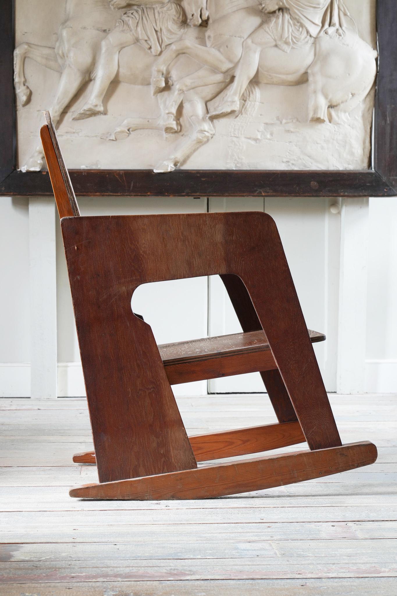 European A Modernist Rocking Chair For Sale