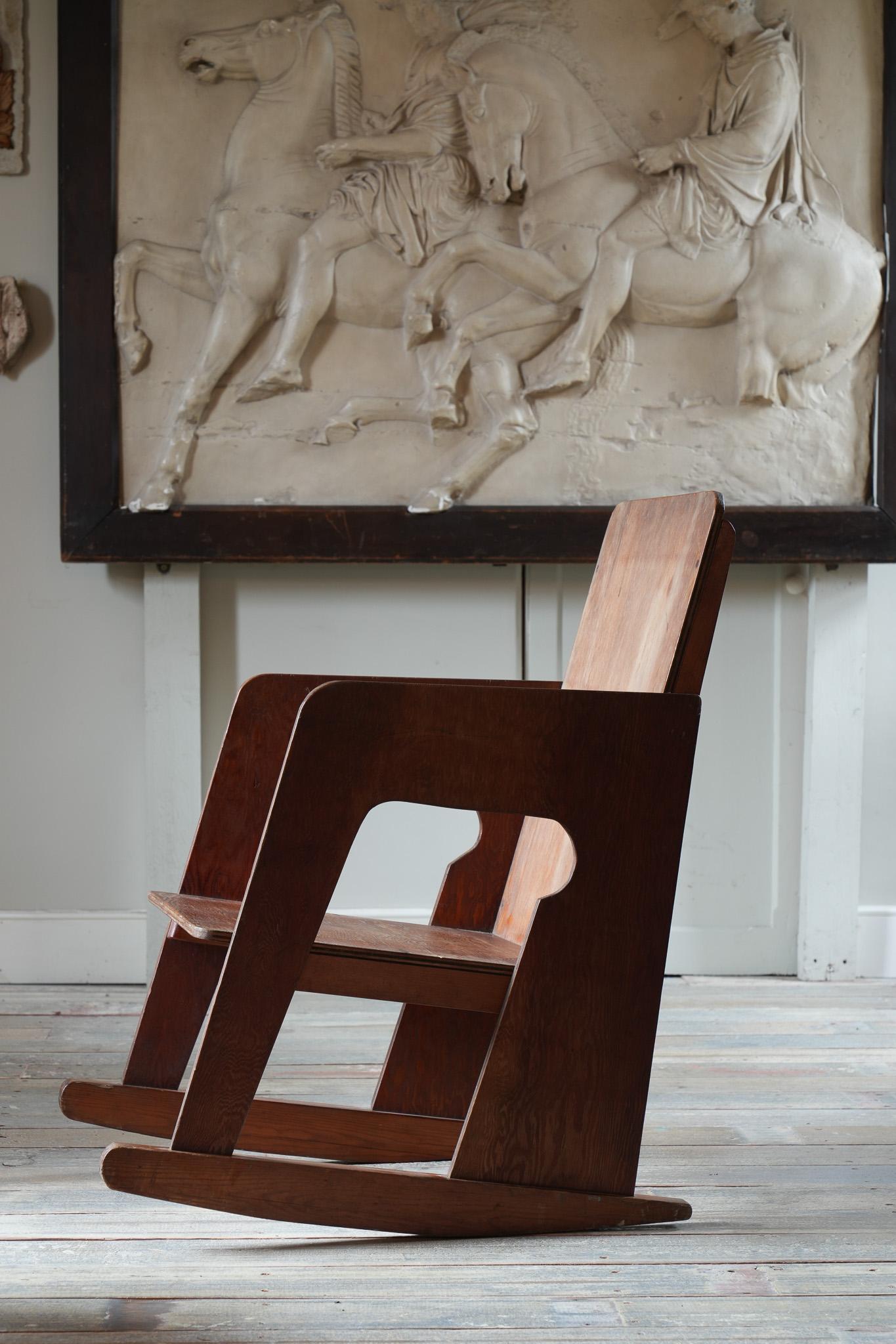 A Modernist Rocking Chair For Sale 1