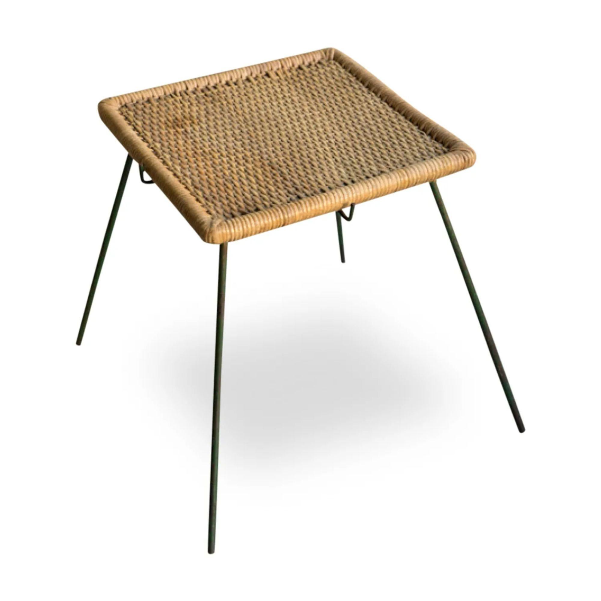 Steel A Modernist Side Table, circa 1950 For Sale
