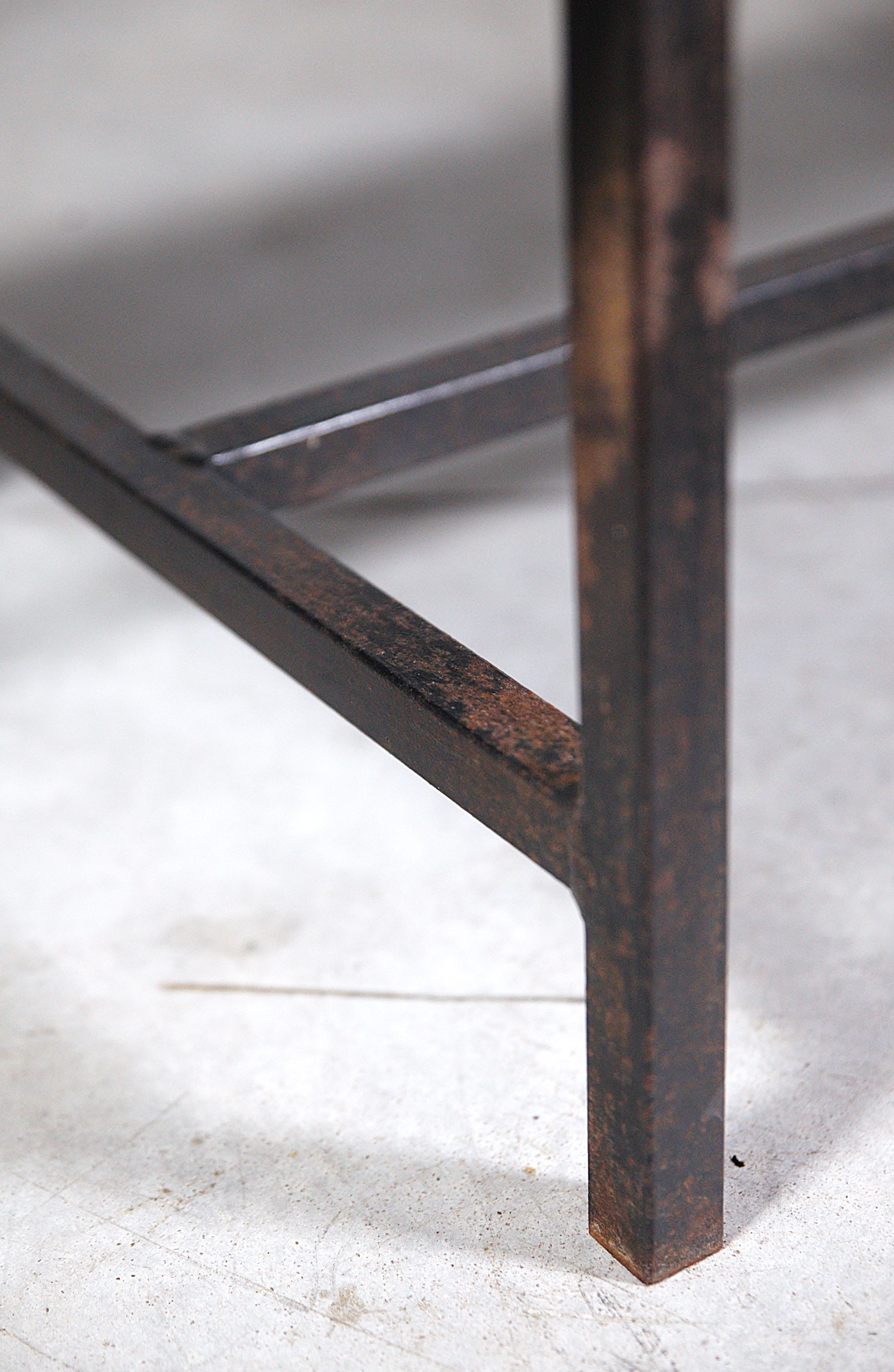 A Modernist Slate Stone Coffee Table France 1950's For Sale 3