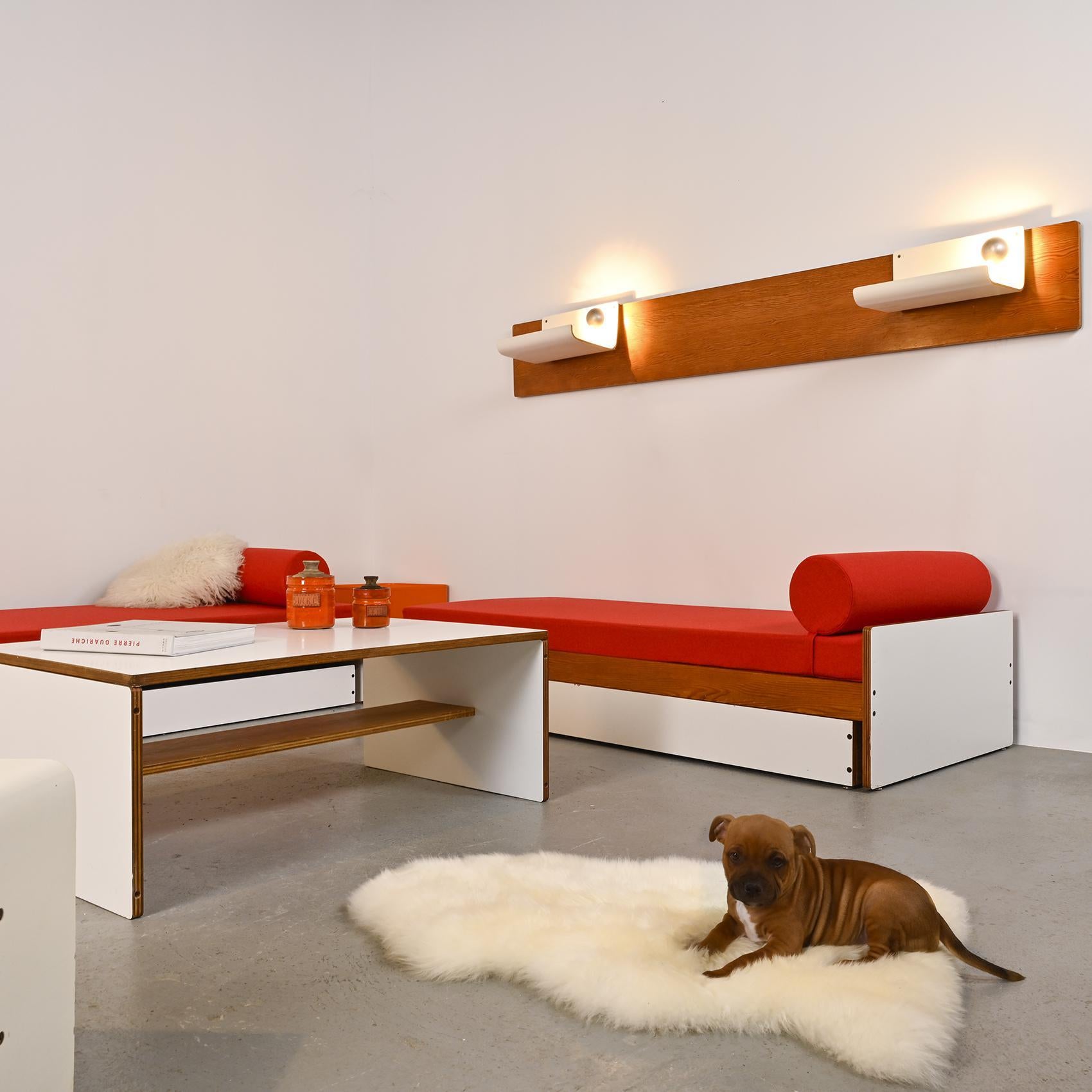 Mid-Century Modern Table modulaire de Pierre Guariche pour la Plagne, circa 1968
