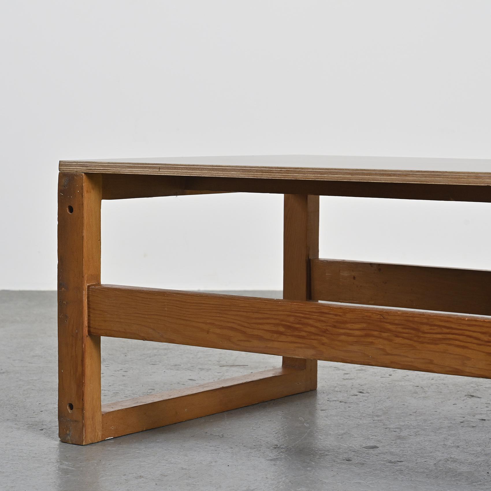 A Modular Table by Pierre Guariche for la Plagne, circa 1968 For Sale 2