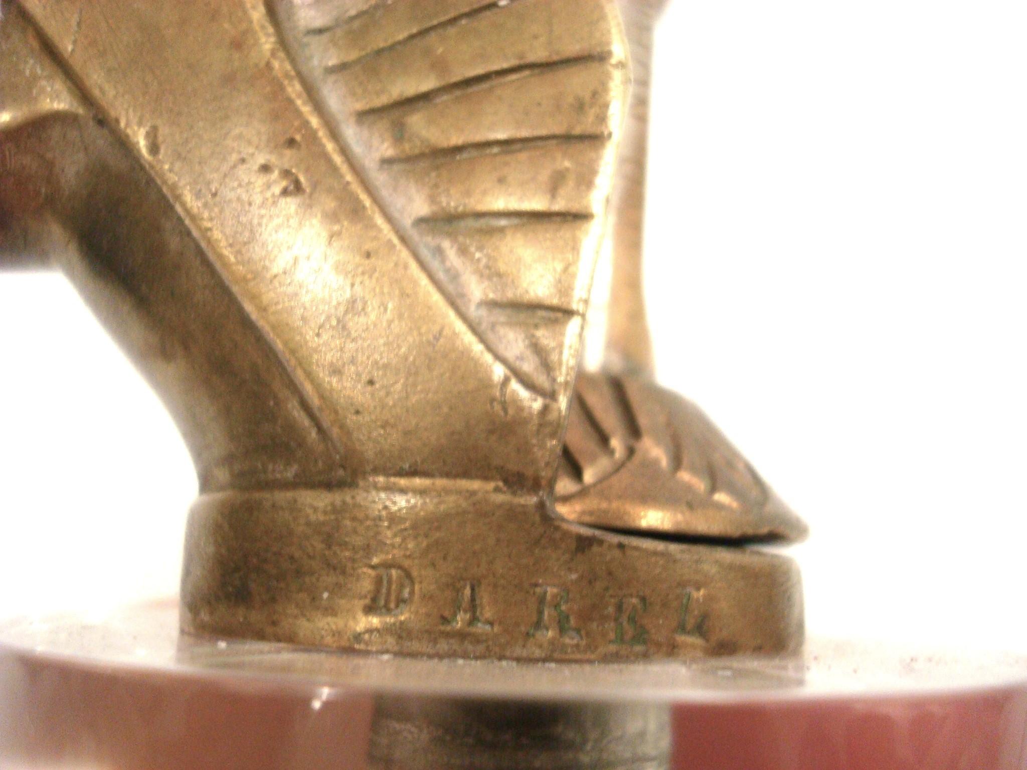 A 'Mohican' Car mascot / Hood Ornament by DAREL, circa 1930s 2