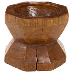 Molave Wood Mortar, 19th Century