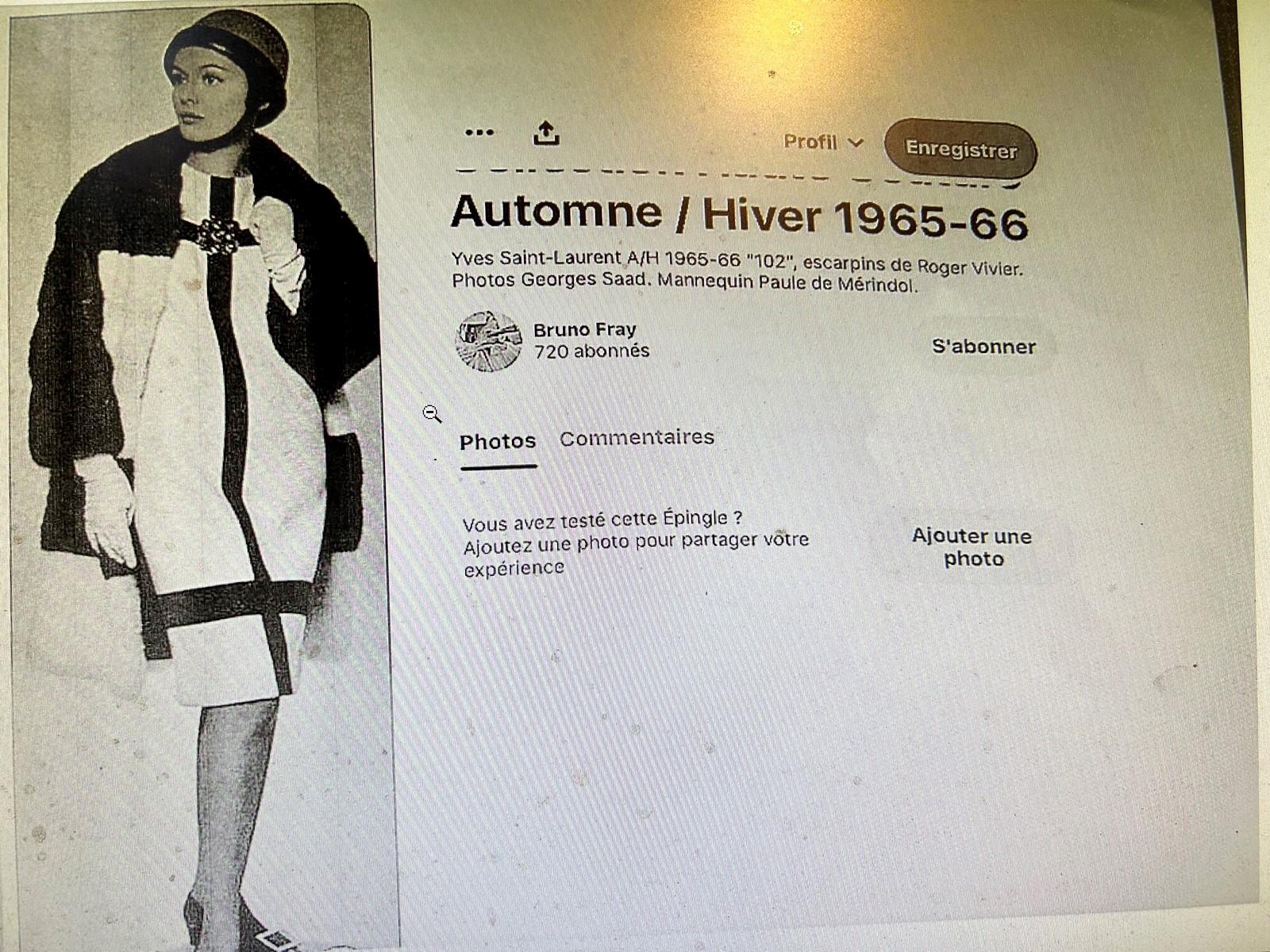A Mondrian dress by Yves Saint Laurent Haute Couture - Autumn Winter 1965-1966 10