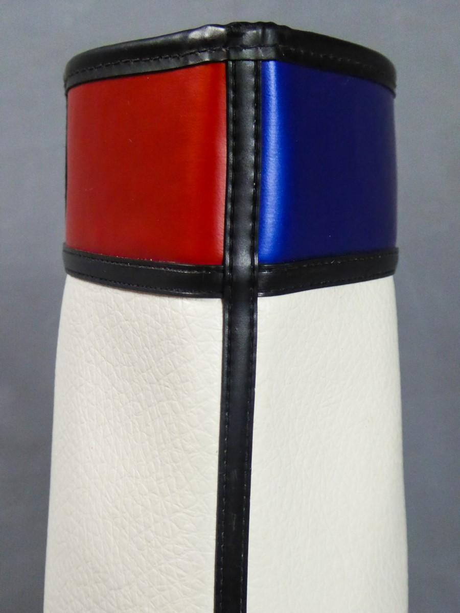 A Mondrian/Saint Laurent Inspiration Vinyl Boots  Circa 1968 1