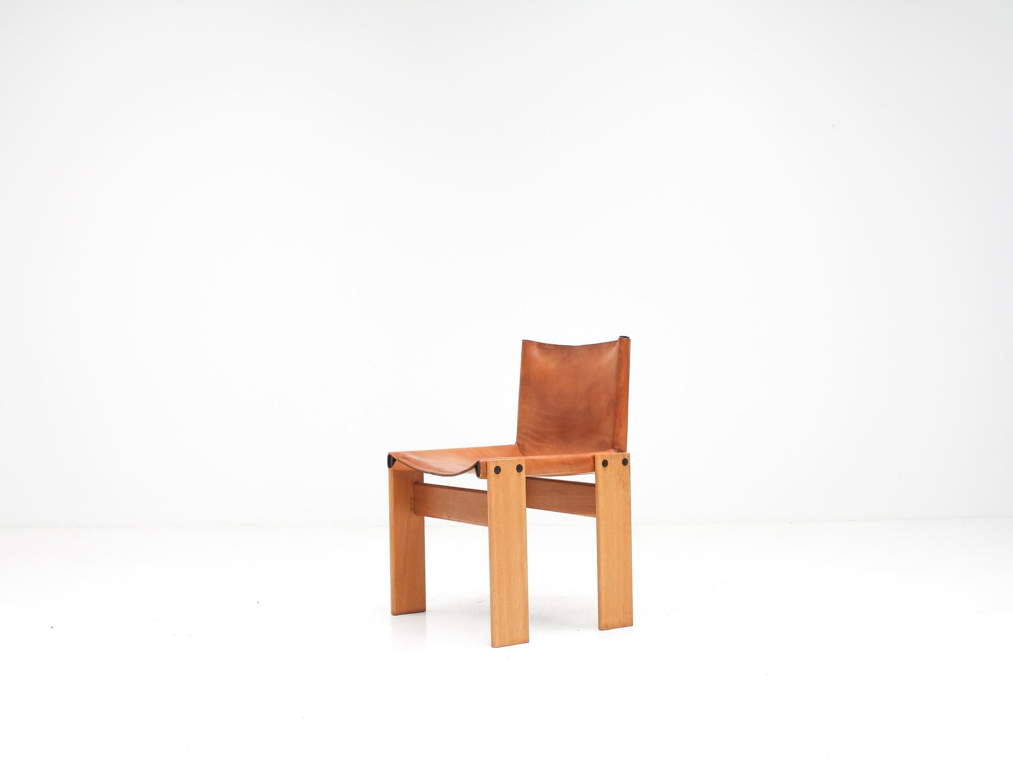'Monk' Chair by Afra & Tobia Scarpa for Molteni, Italy, 1974 4