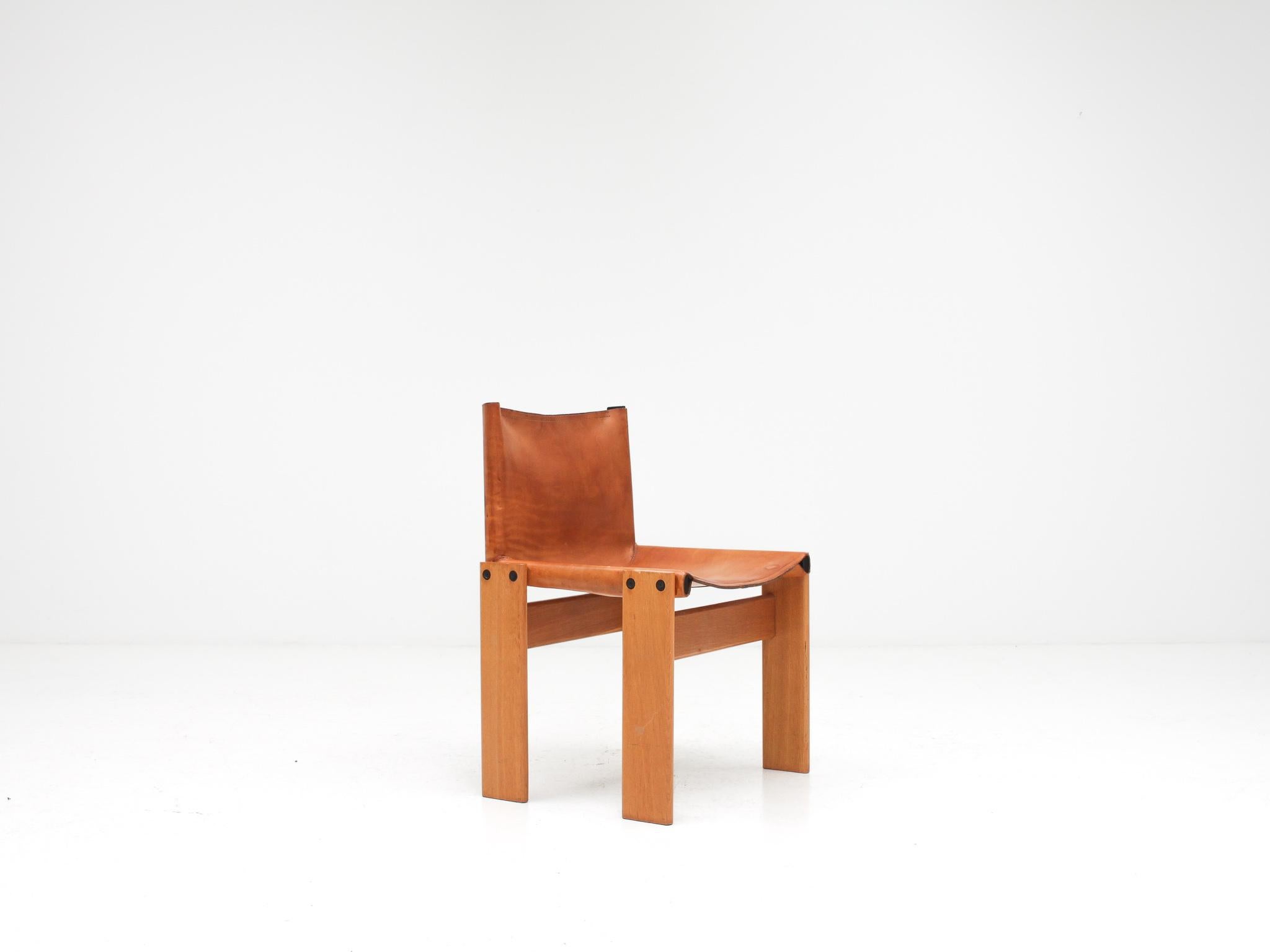 'Monk' Chair by Afra & Tobia Scarpa for Molteni, Italy, 1974 8