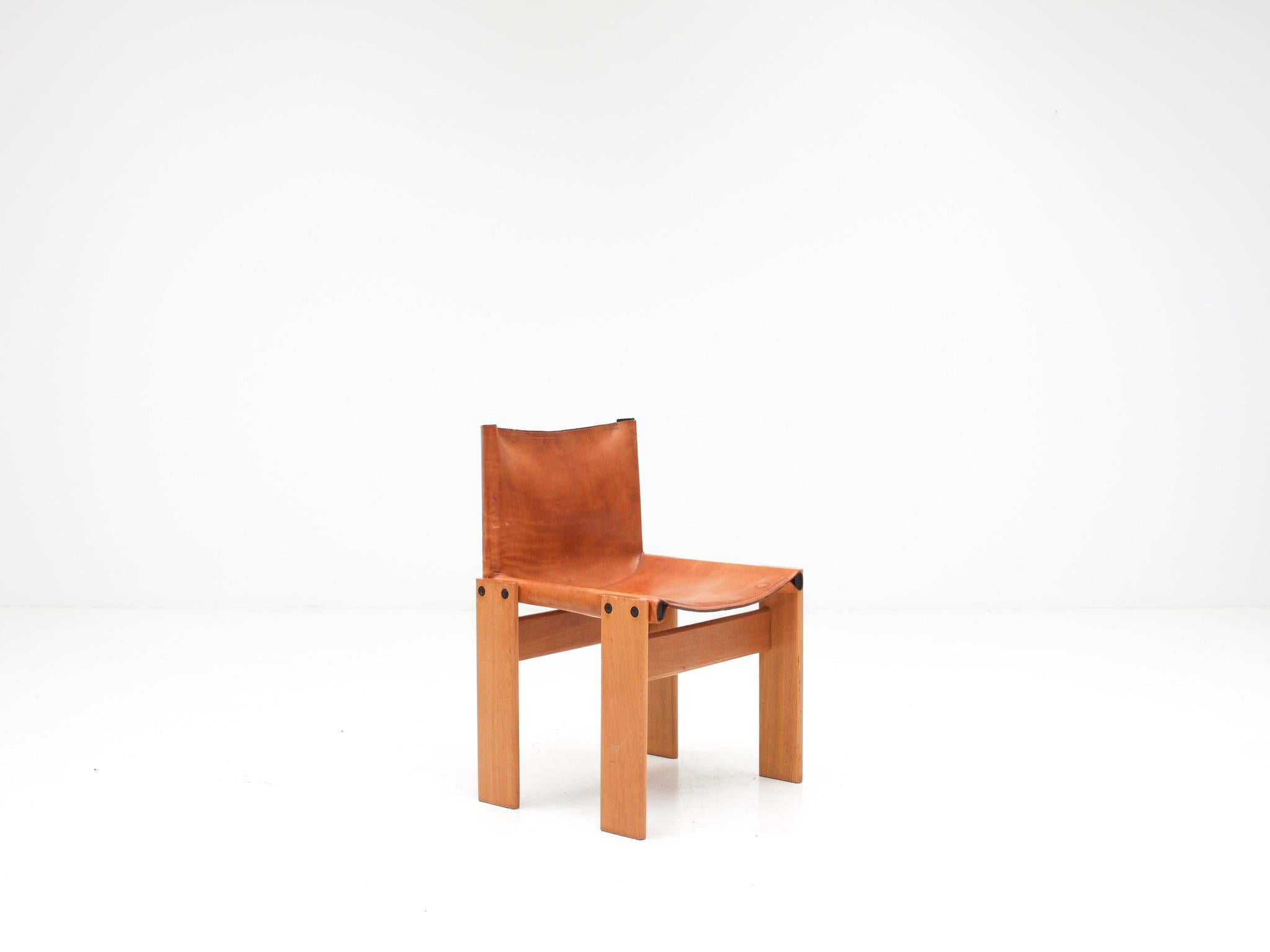 Italian 'Monk' Chair by Afra & Tobia Scarpa for Molteni, Italy, 1974