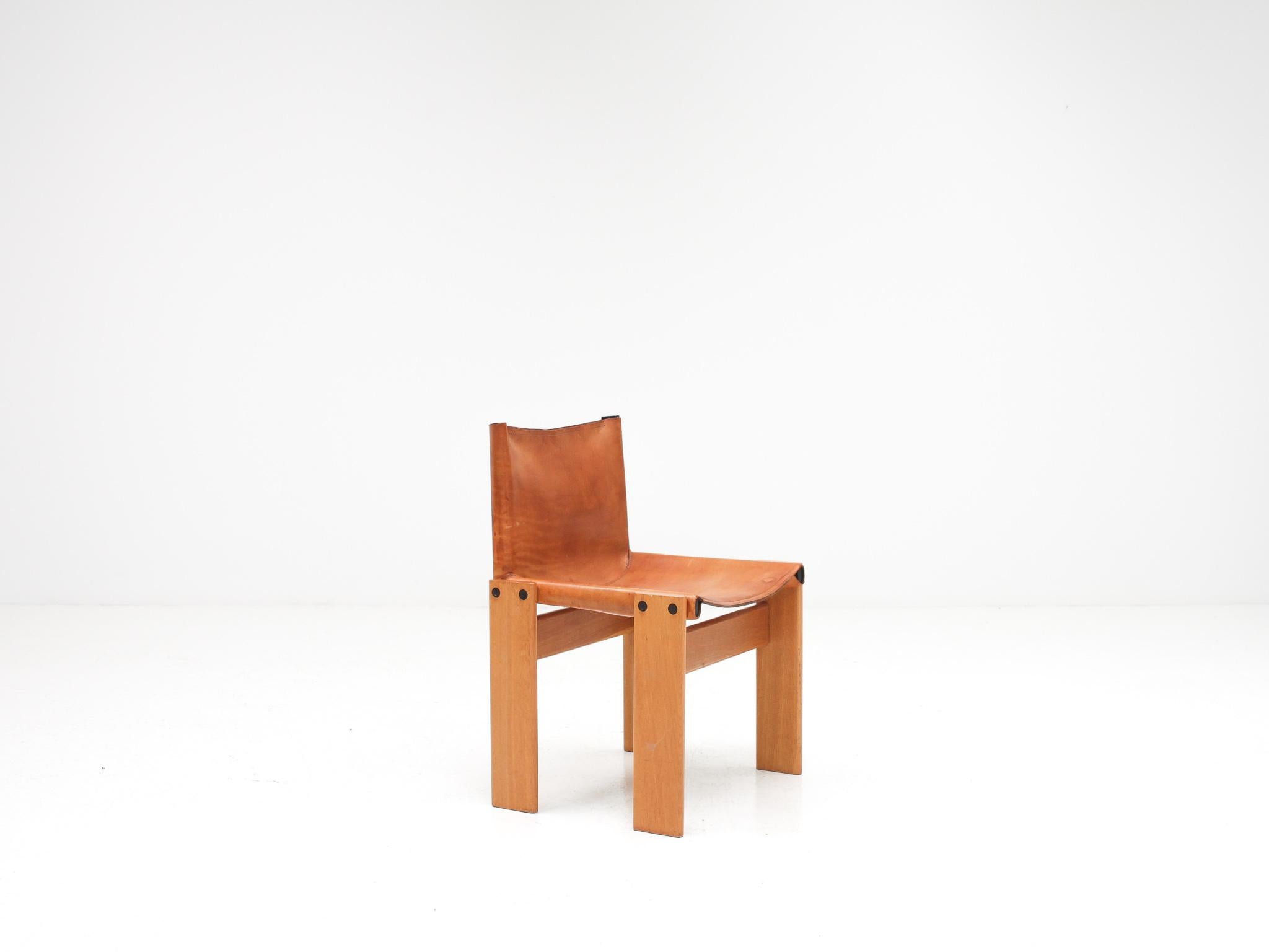 20th Century 'Monk' Chair by Afra & Tobia Scarpa for Molteni, Italy, 1974