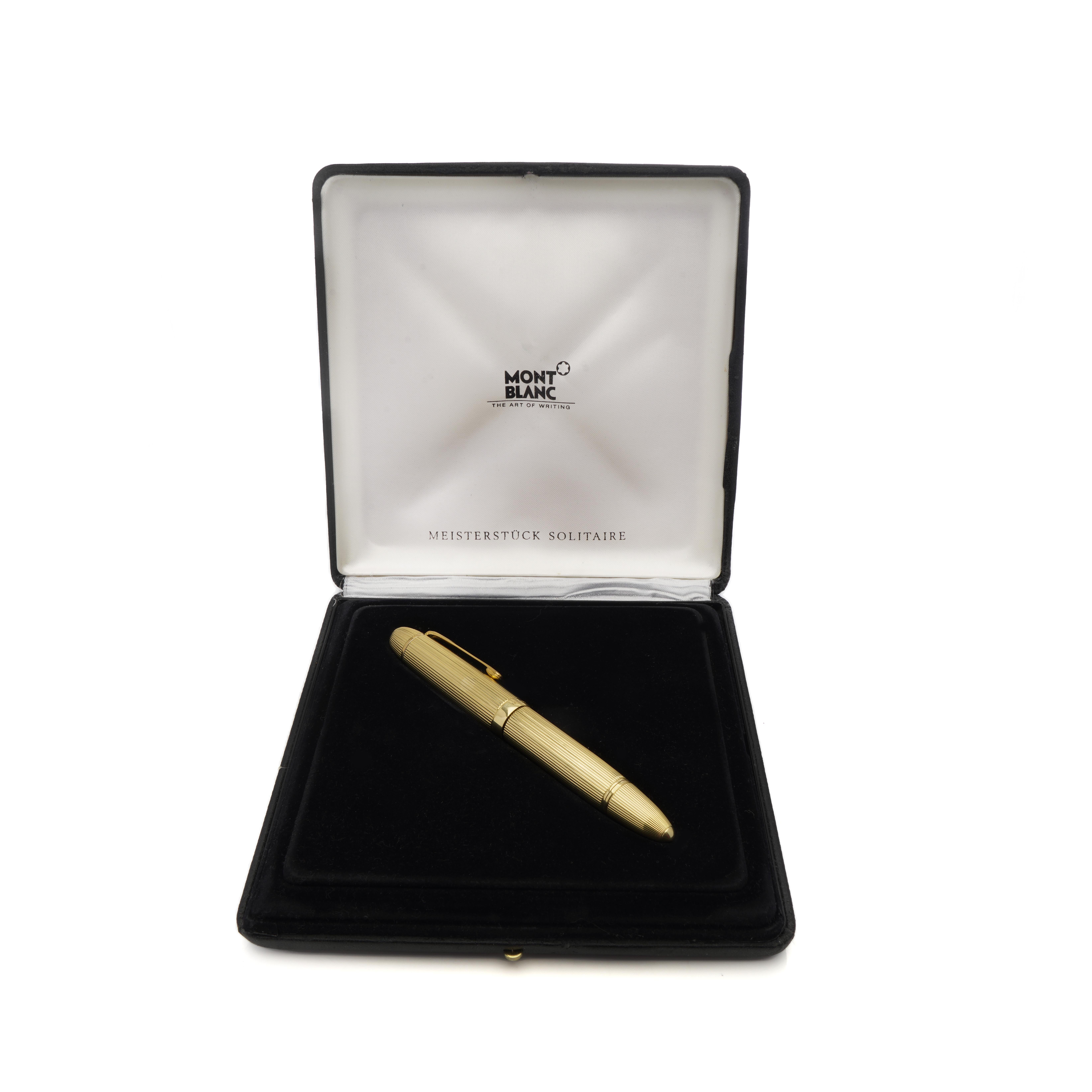 Ein Montblanc Meisterstück 149 Solitaire Füllfederhalter, 1995 im Zustand „Gut“ im Angebot in Braintree, GB