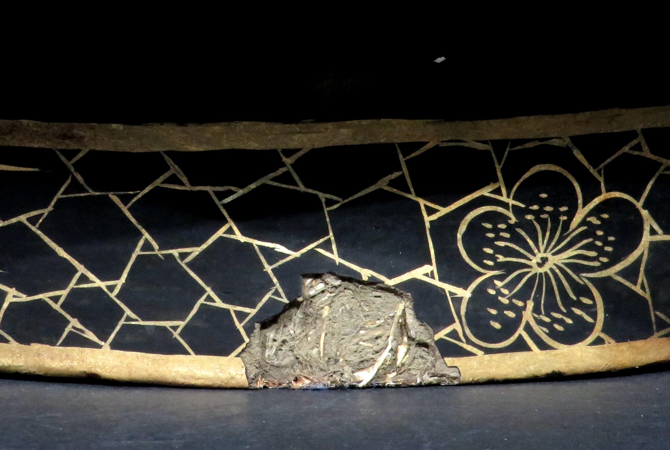 Monumentale Ryukyu-Hariko-Vase (Pappmaché) aus dem 19. Jahrhundert, Meiji-Periode (1868-1912) im Angebot 1