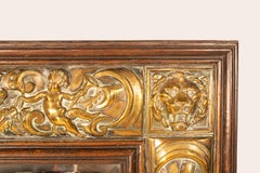 A Monumental 19th-Century Belgian Dinanderie Wall Mirror