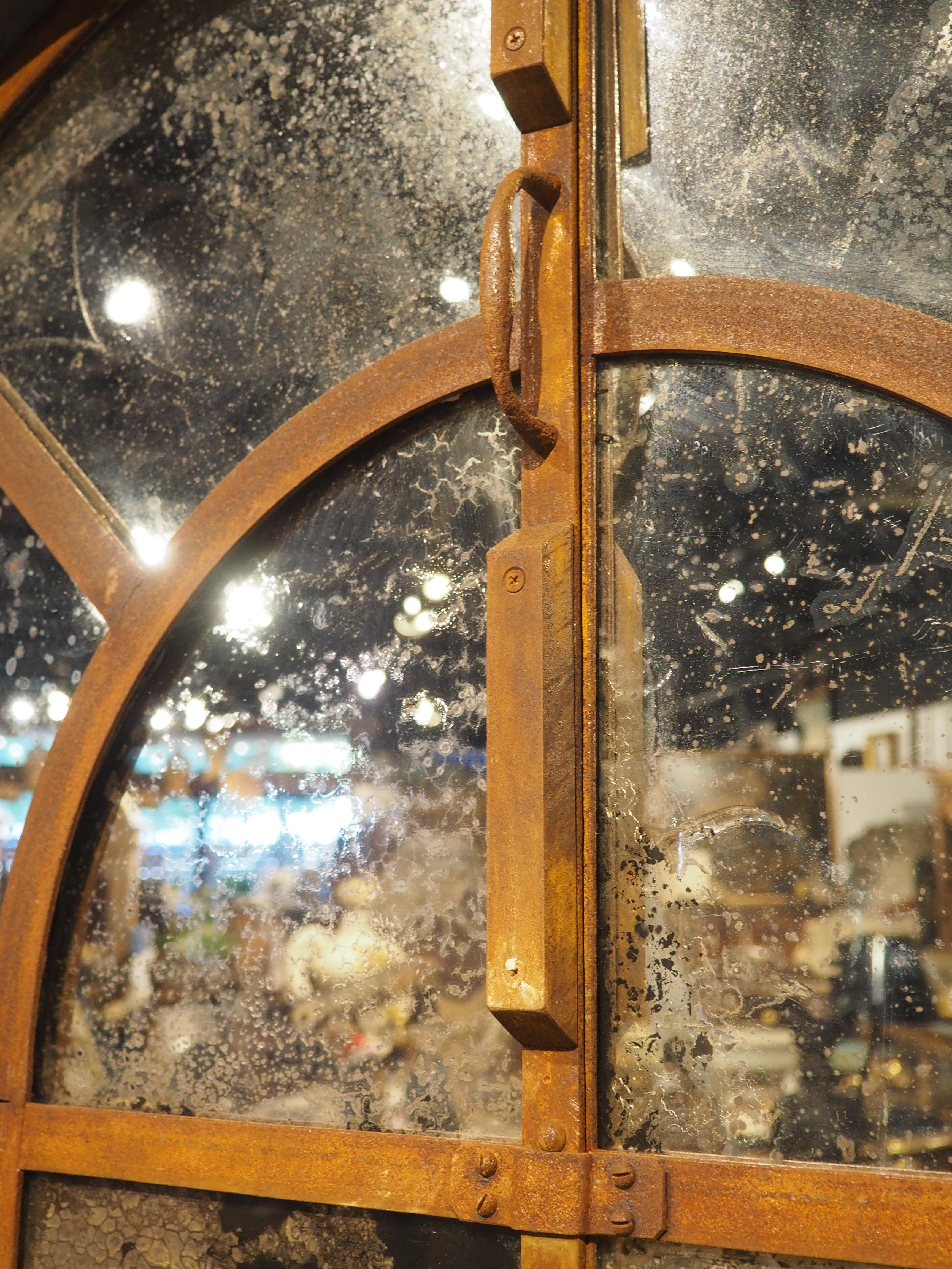 A Monumental 19th Century French Zinc Window Dormer Mirror en venta 5