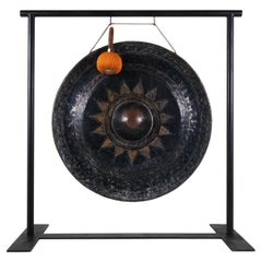 A Monumental 20th Century Brass Gong