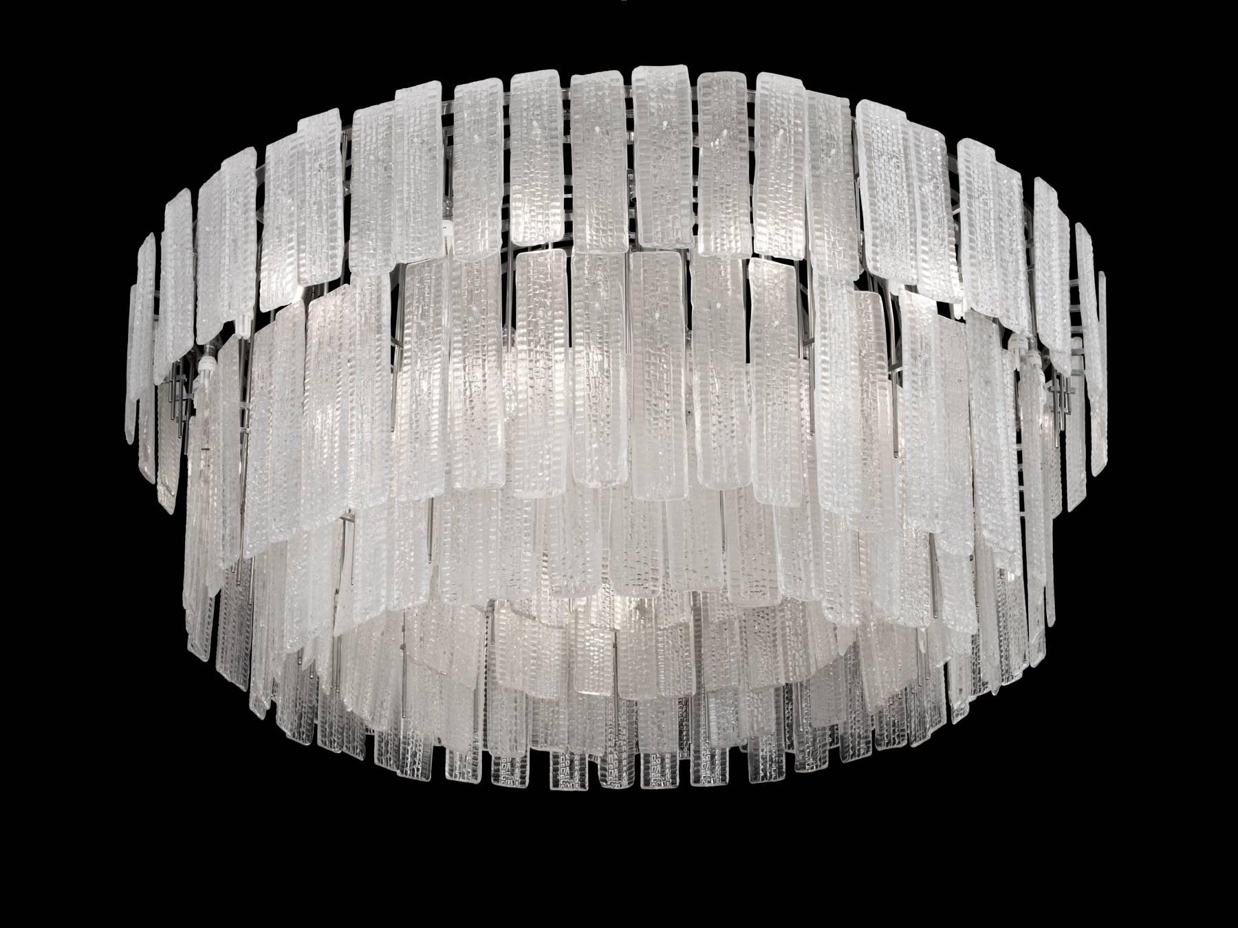 Post-Modern Monumental 20th Century Chandelier Commissioned for the QE2 For Sale