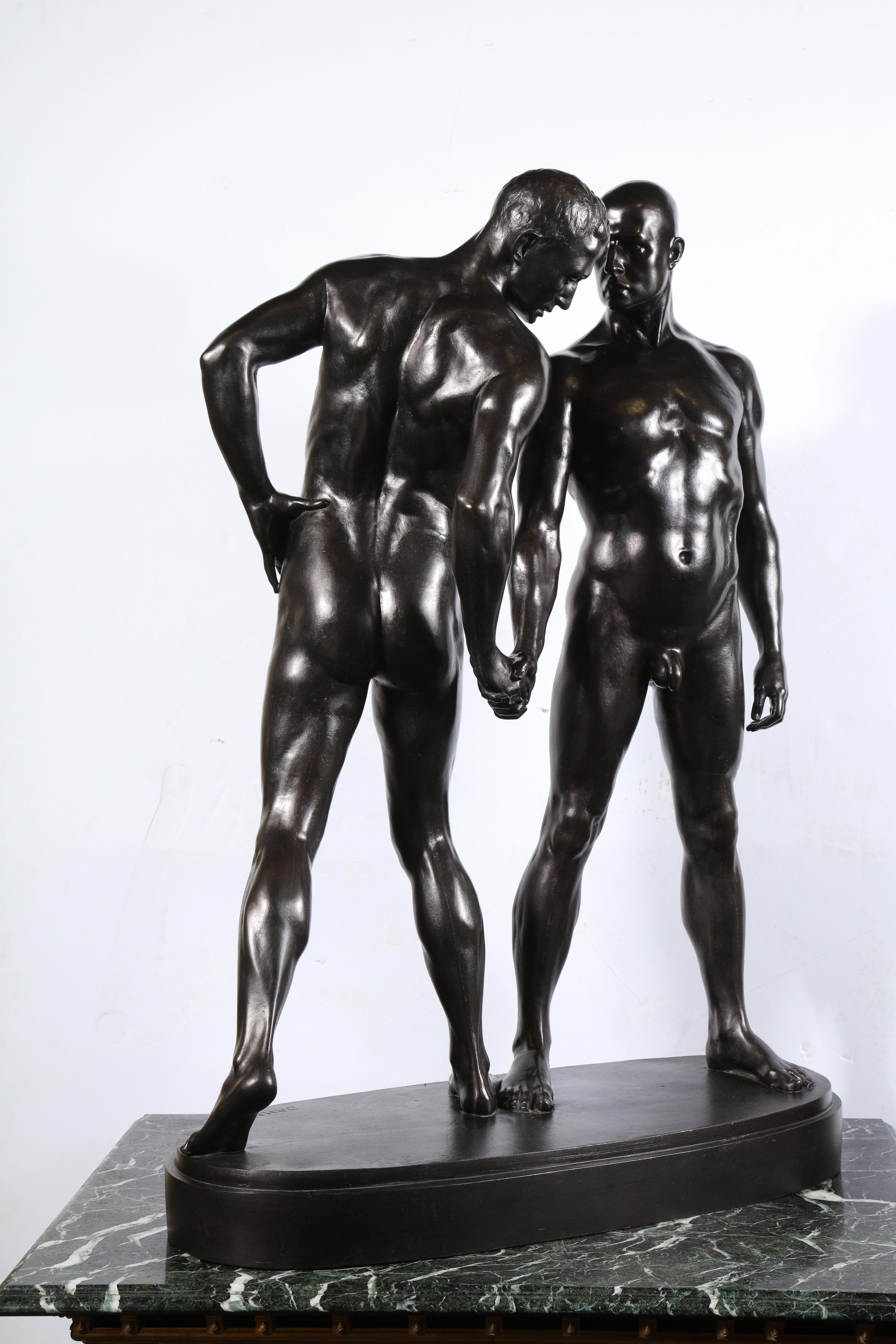 two men statue
